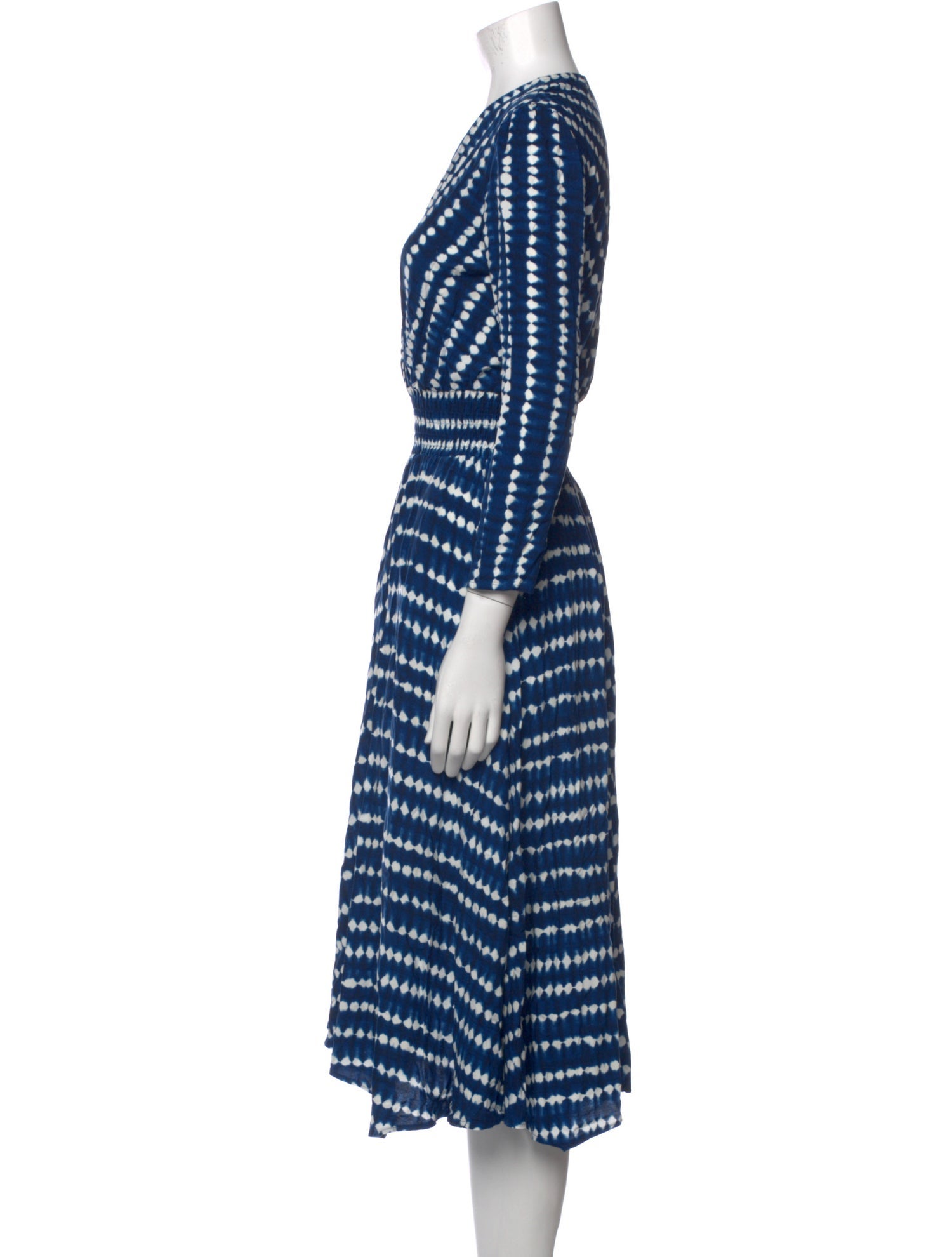 Maje Printed Midi Length Dress