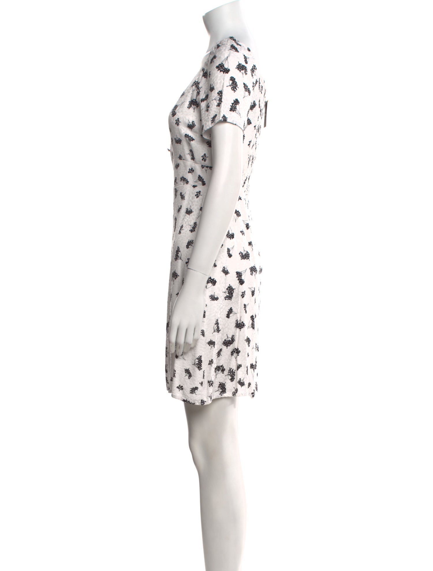 Maje Floral Print Mini Dress