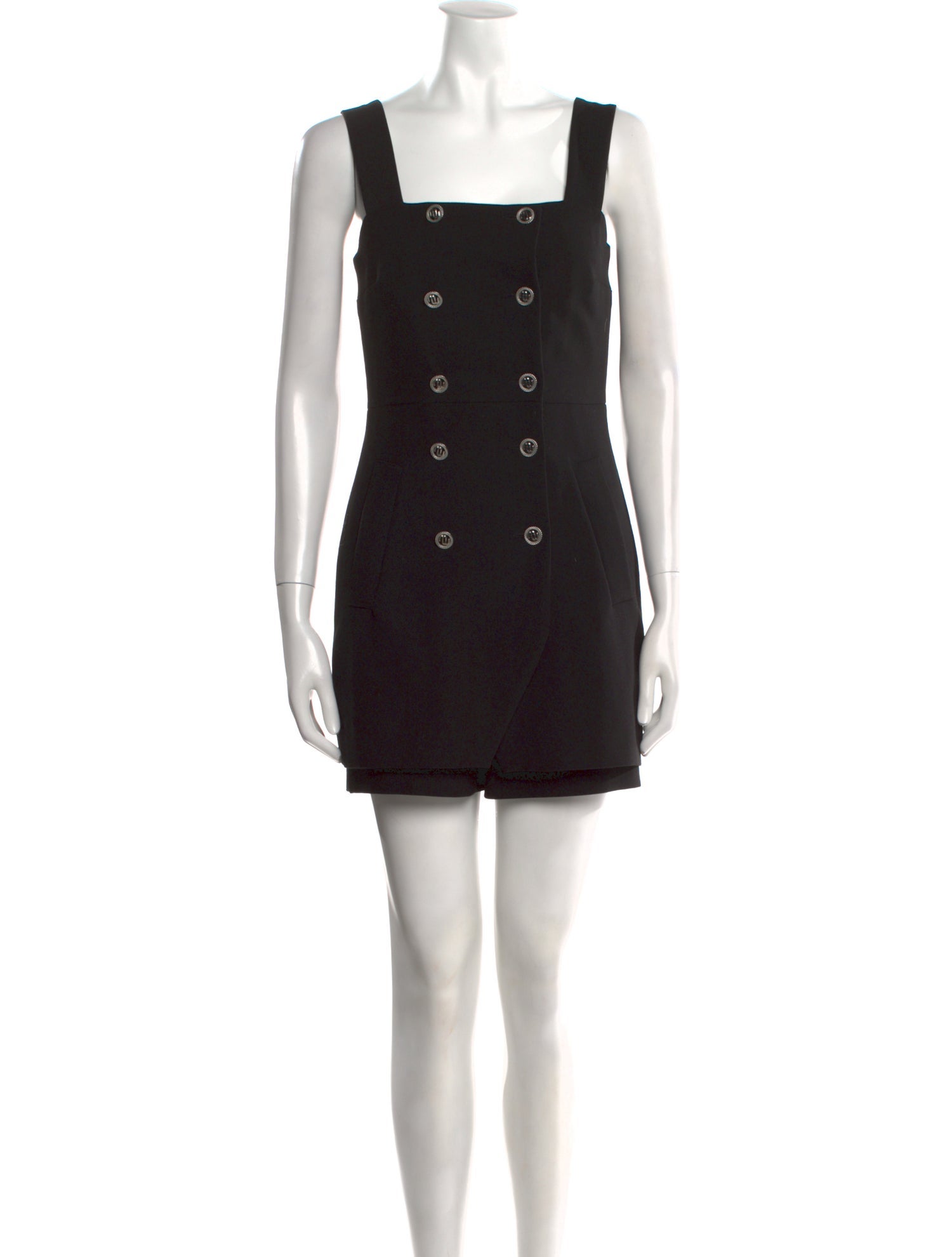 Maje Square Neckline Romper