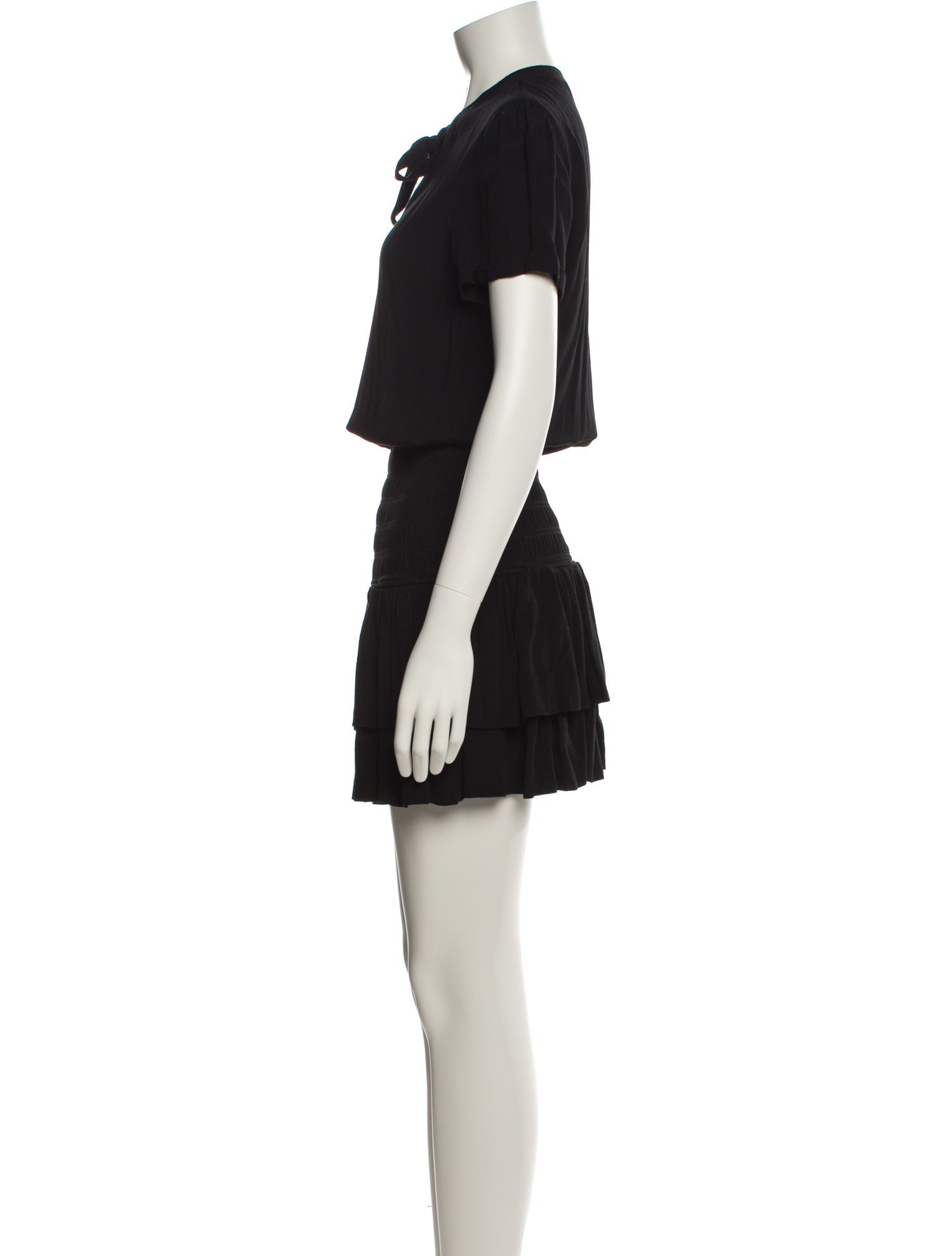 Maje Crew Neck Mini Dress
