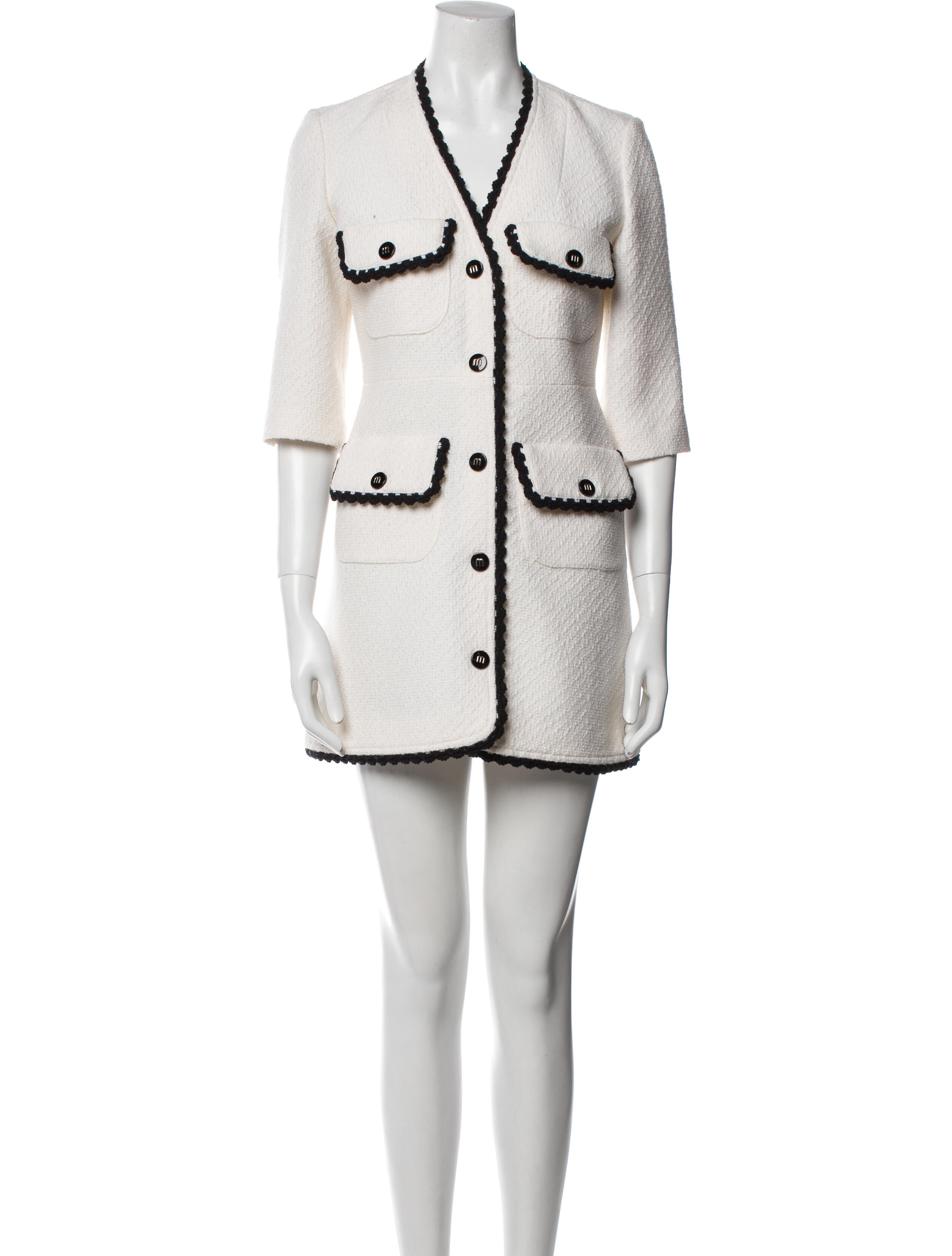 Maje Virgin Wool Mini Dress