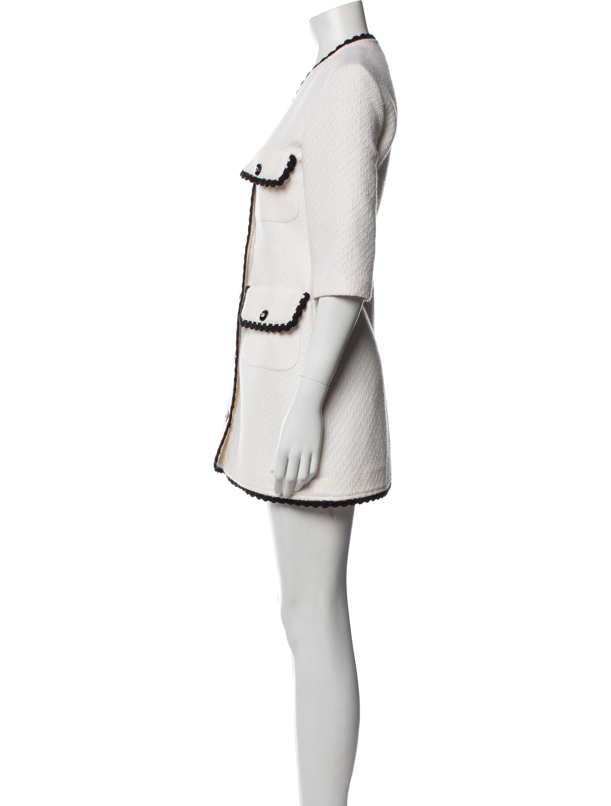 Maje Virgin Wool Mini Dress