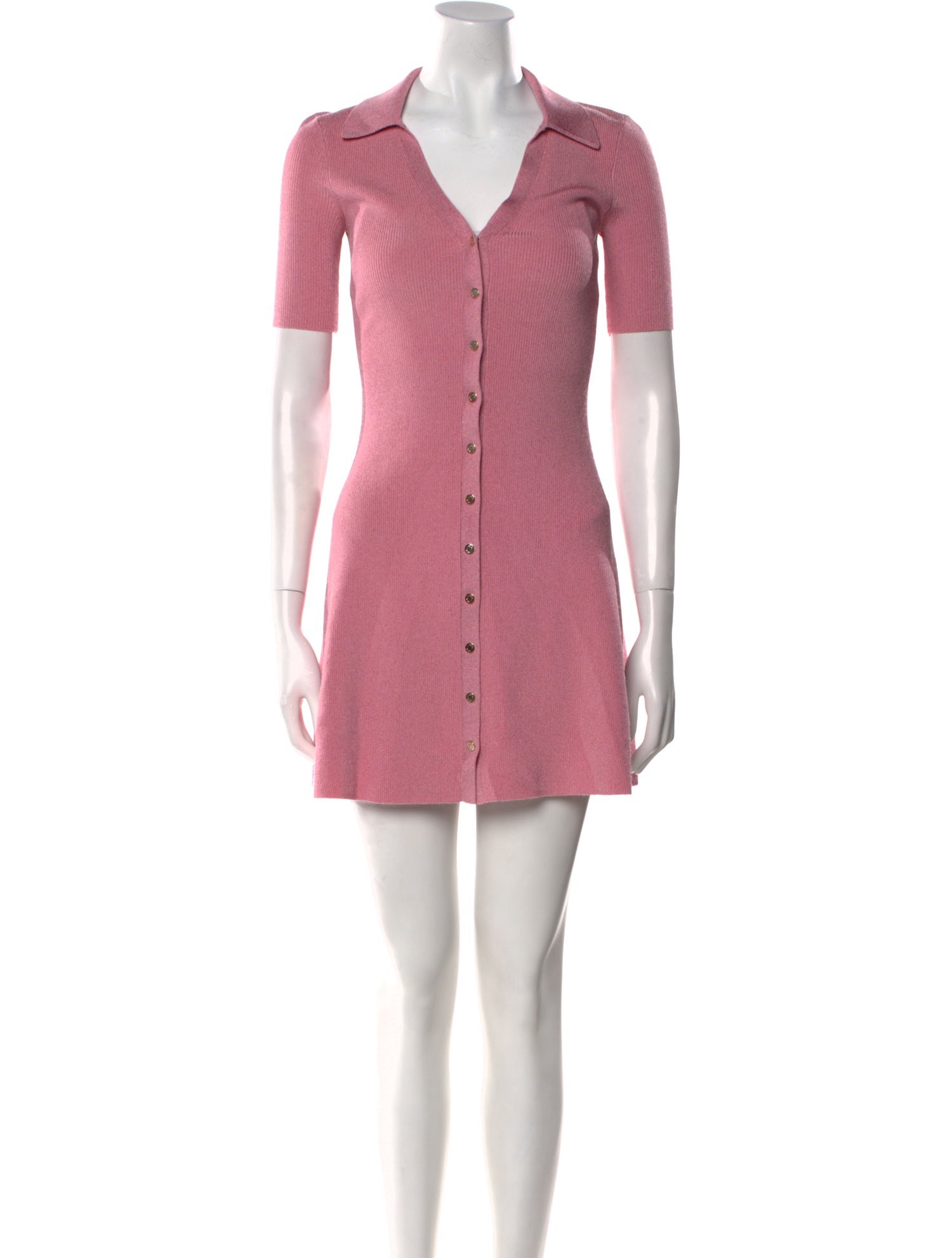 Maje V-Neck Mini Dress