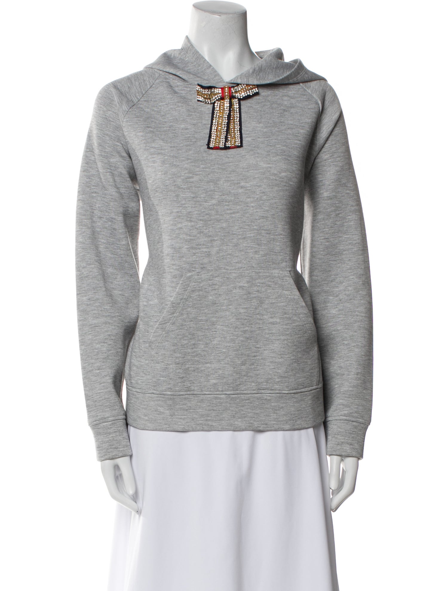 Maje Mock Neck Long Sleeve Sweatshirt