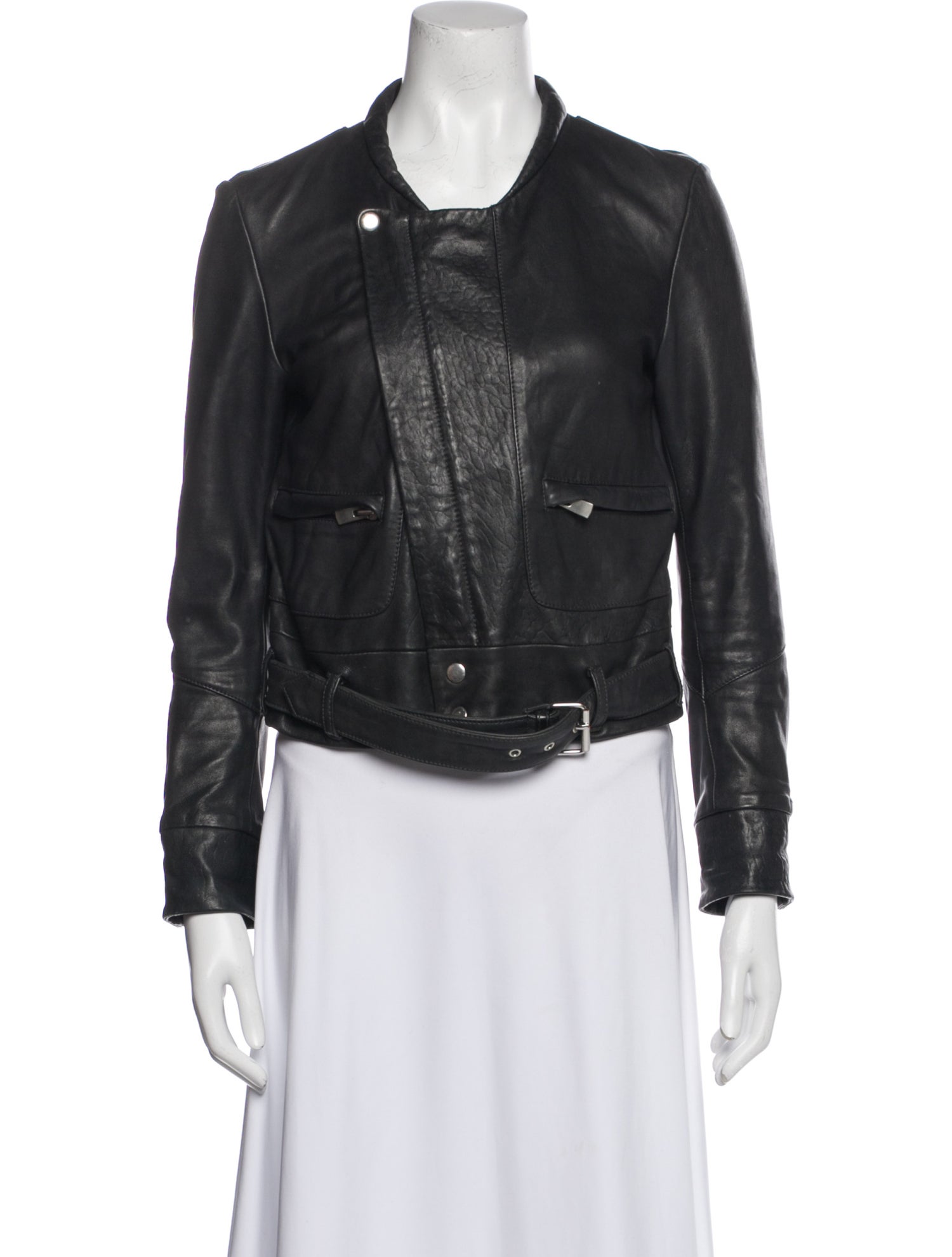 Maje Leather Biker Jacket