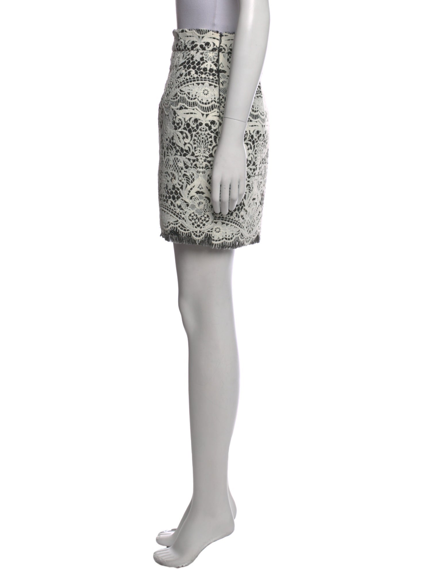 Maje Printed Mini Skirt