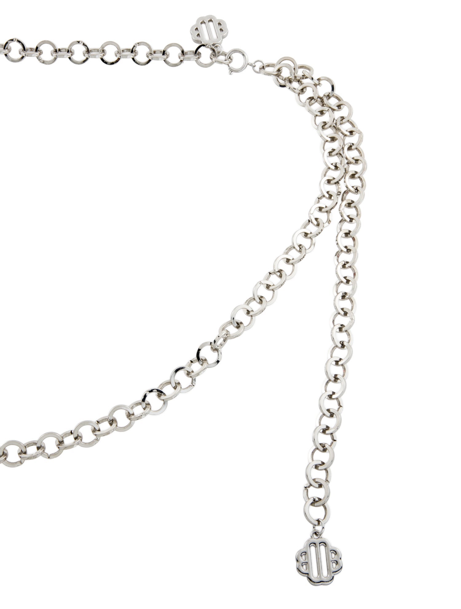 Maje Skinny Metal Waist Belt