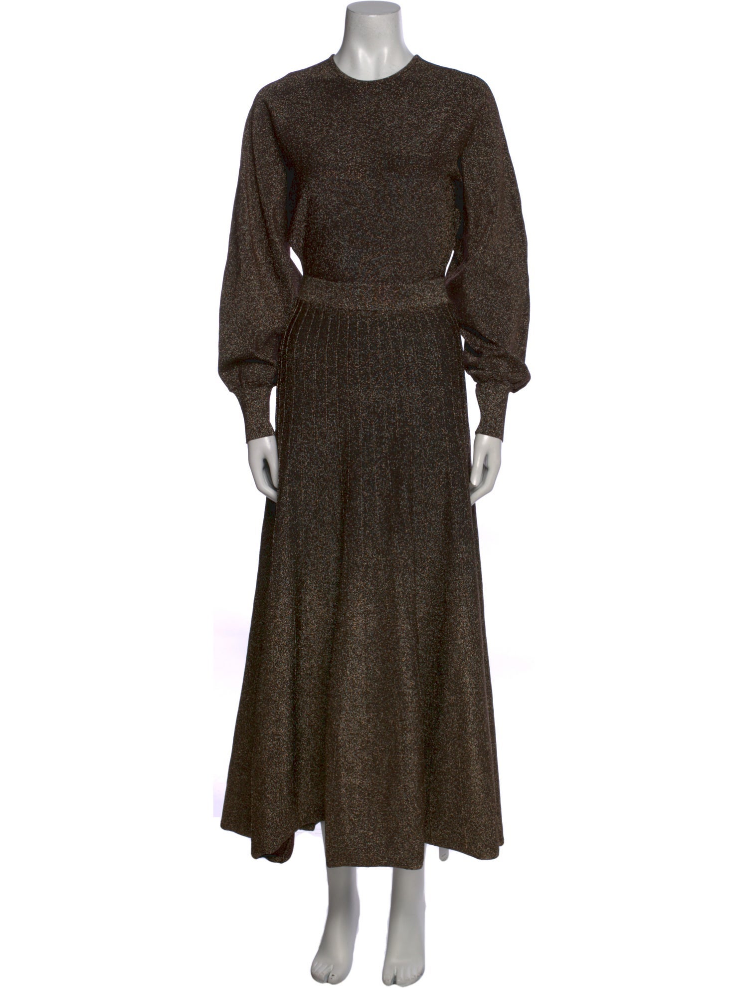 Maje Printed Long Dress