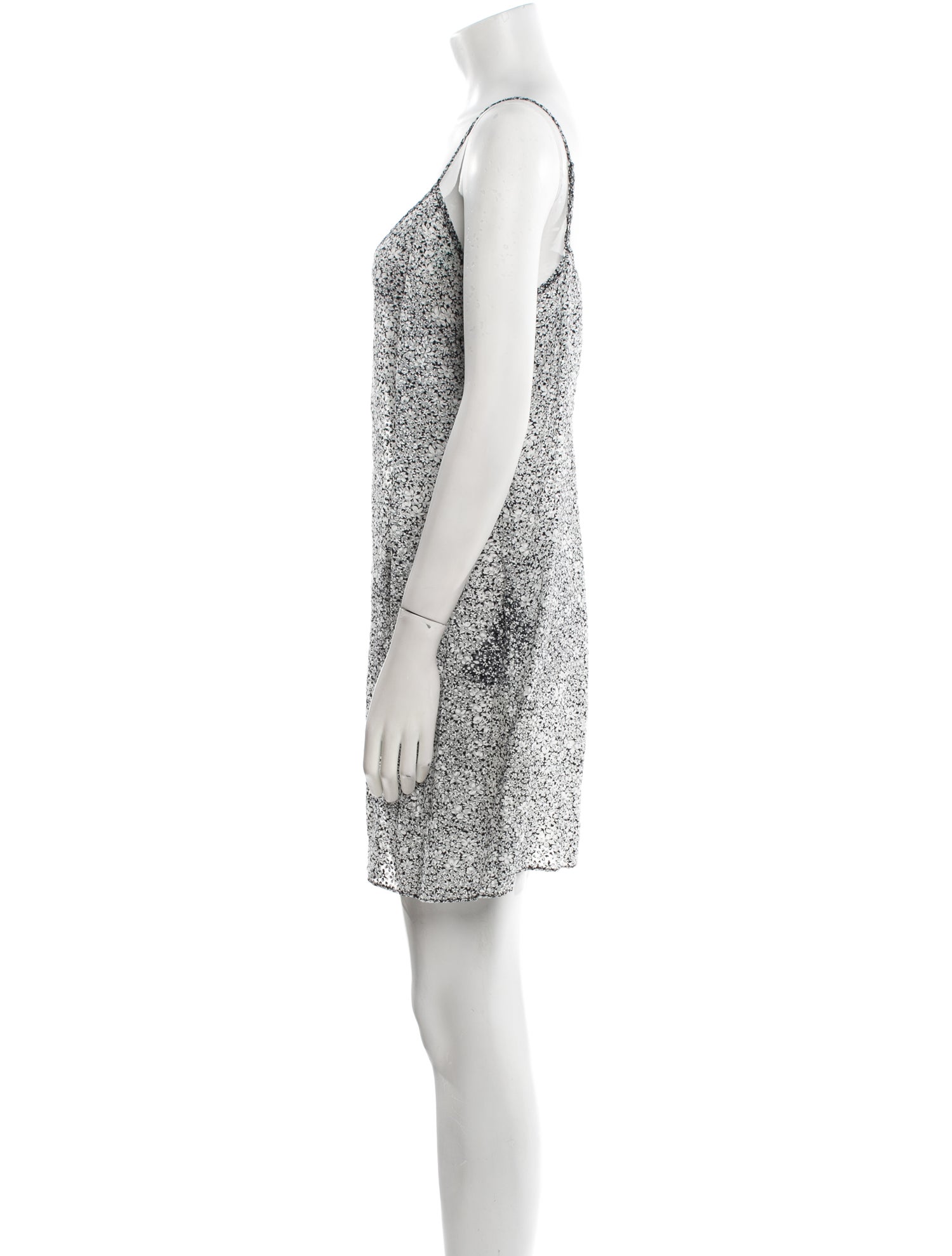 Maje Floral Print Mini Dress