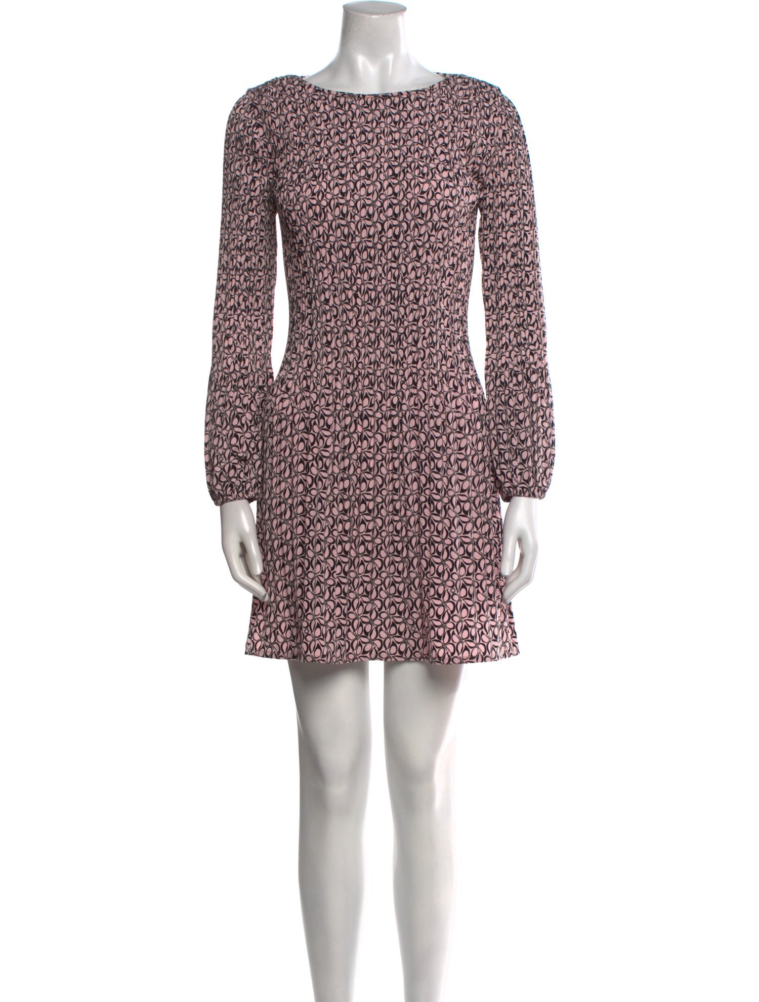 Maje Printed Mini Dress