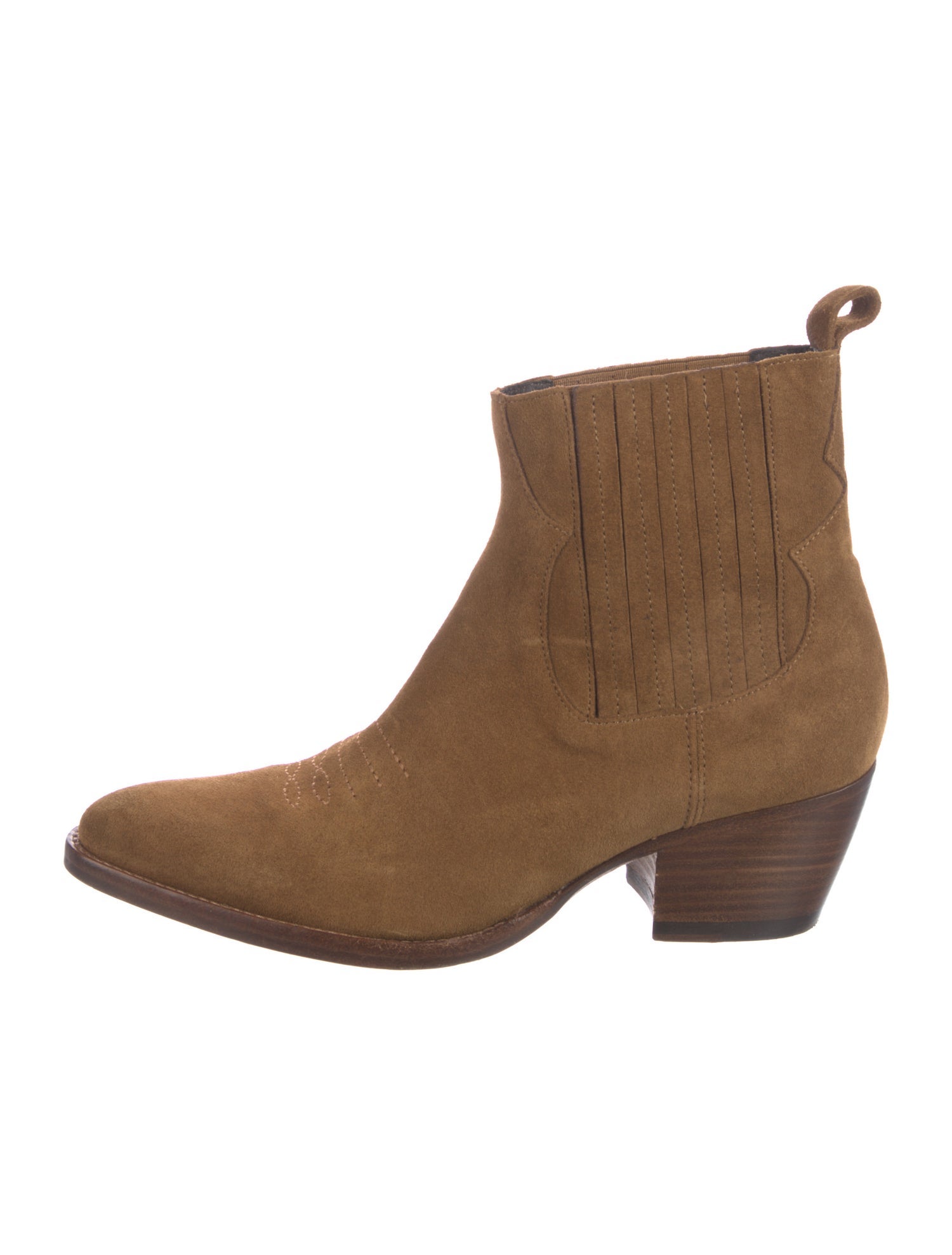 Maje Suede Chelsea Boots