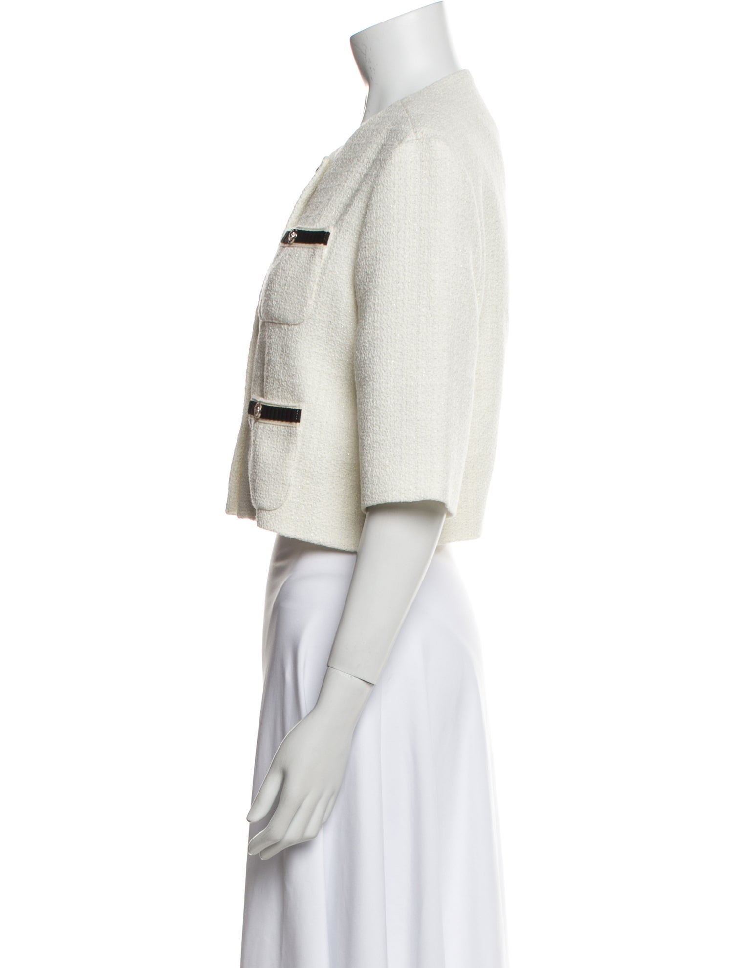 Maje Printed Crew Neck Sweater