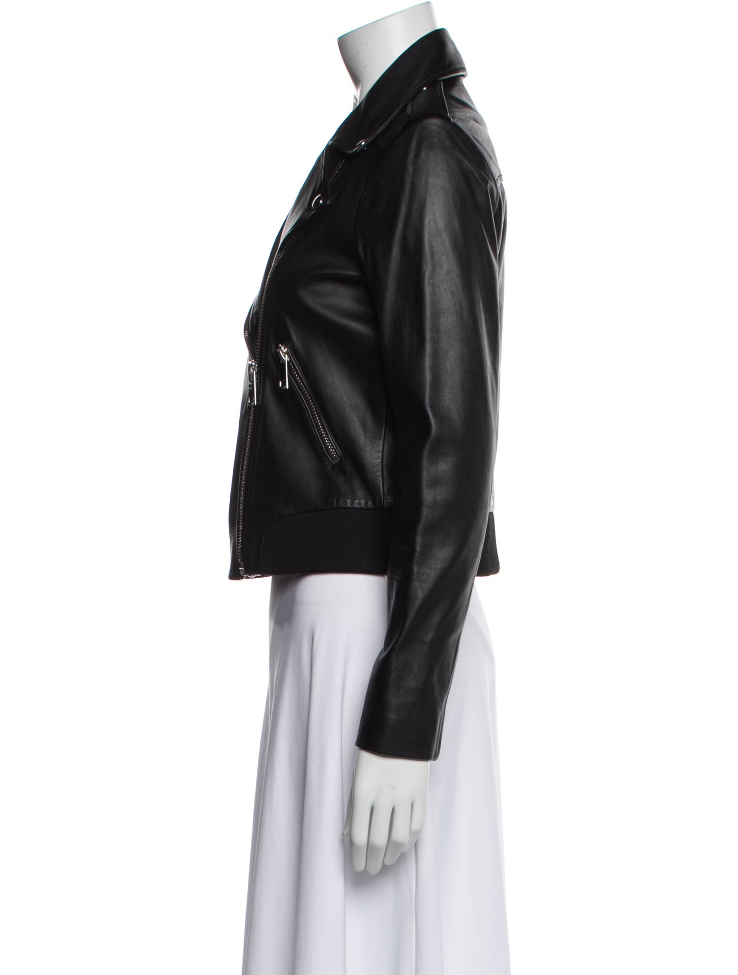 Maje Leather Biker Jacket