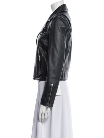 Maje Leather Biker Jacket