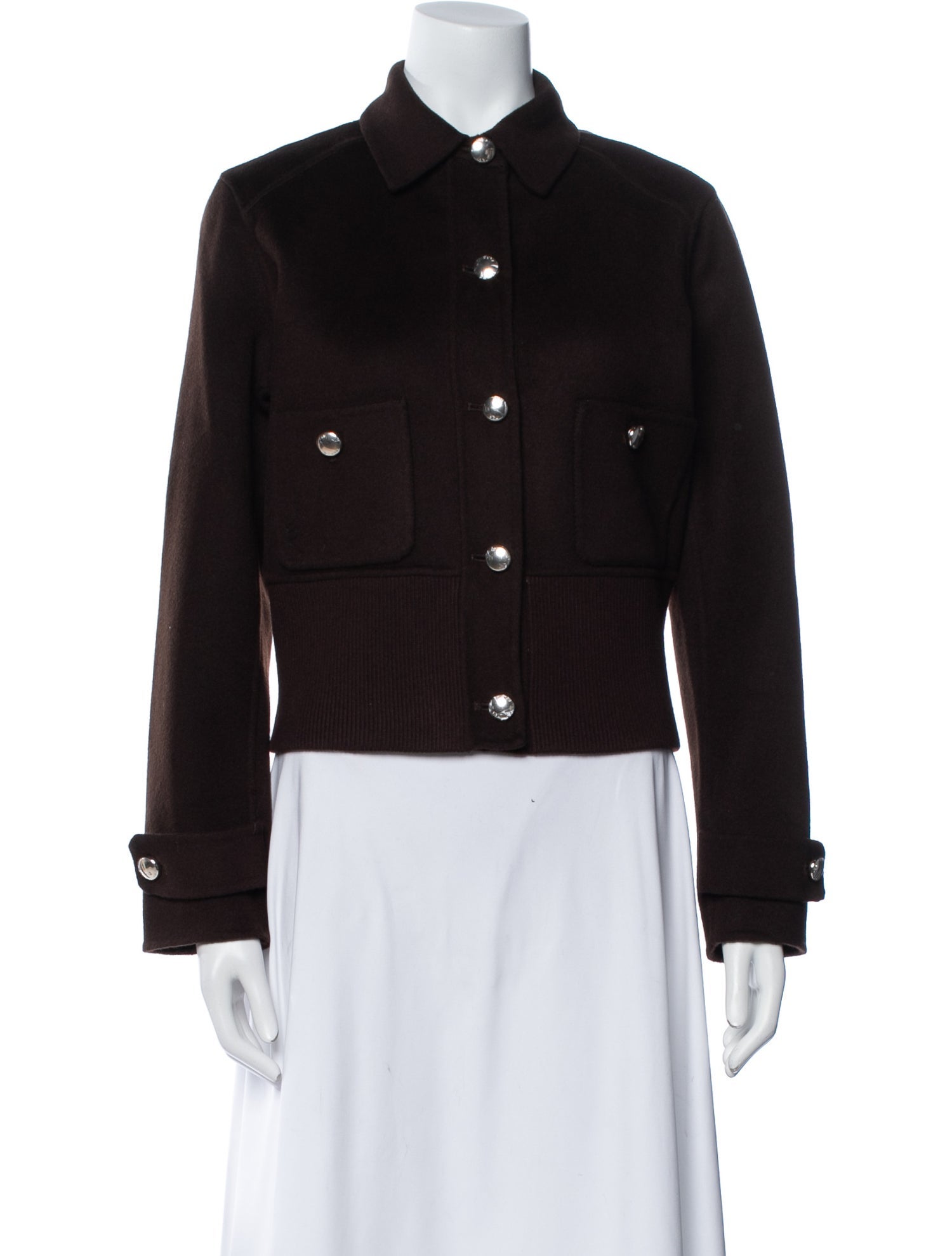 Maje Wool Denim Jacket