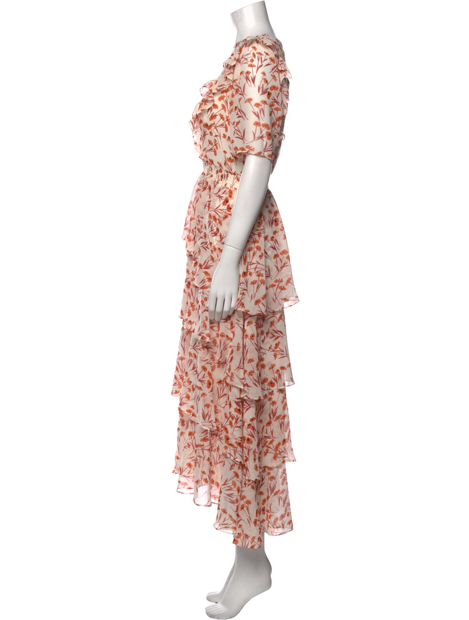 Maje Floral Print Long Dress w/ Tags