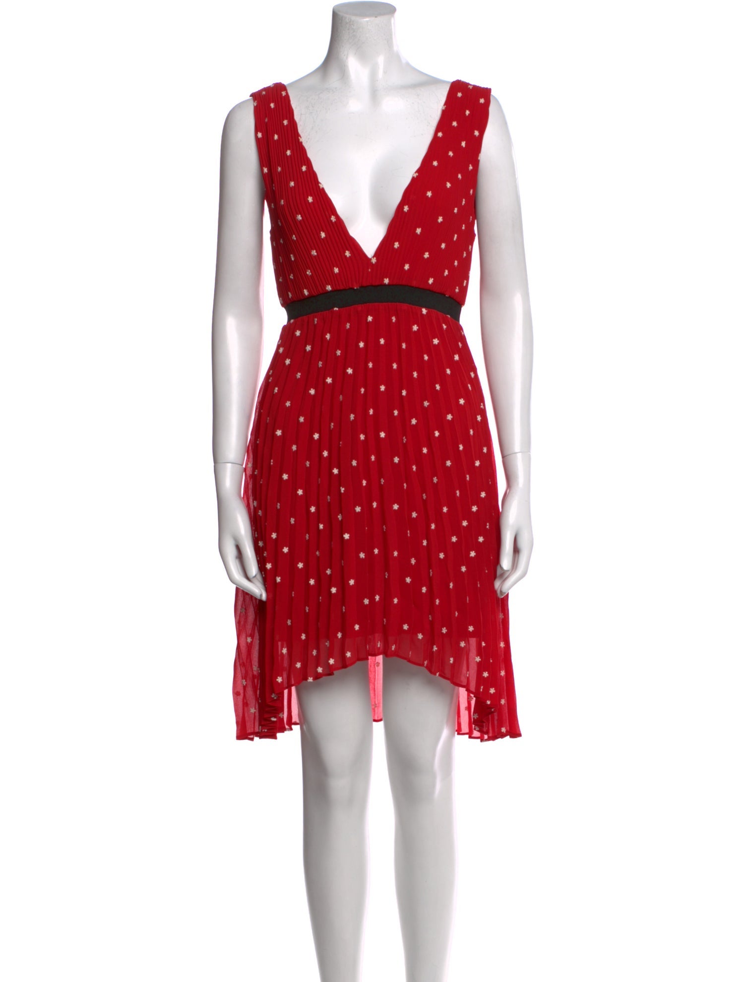 Maje Printed Mini Dress