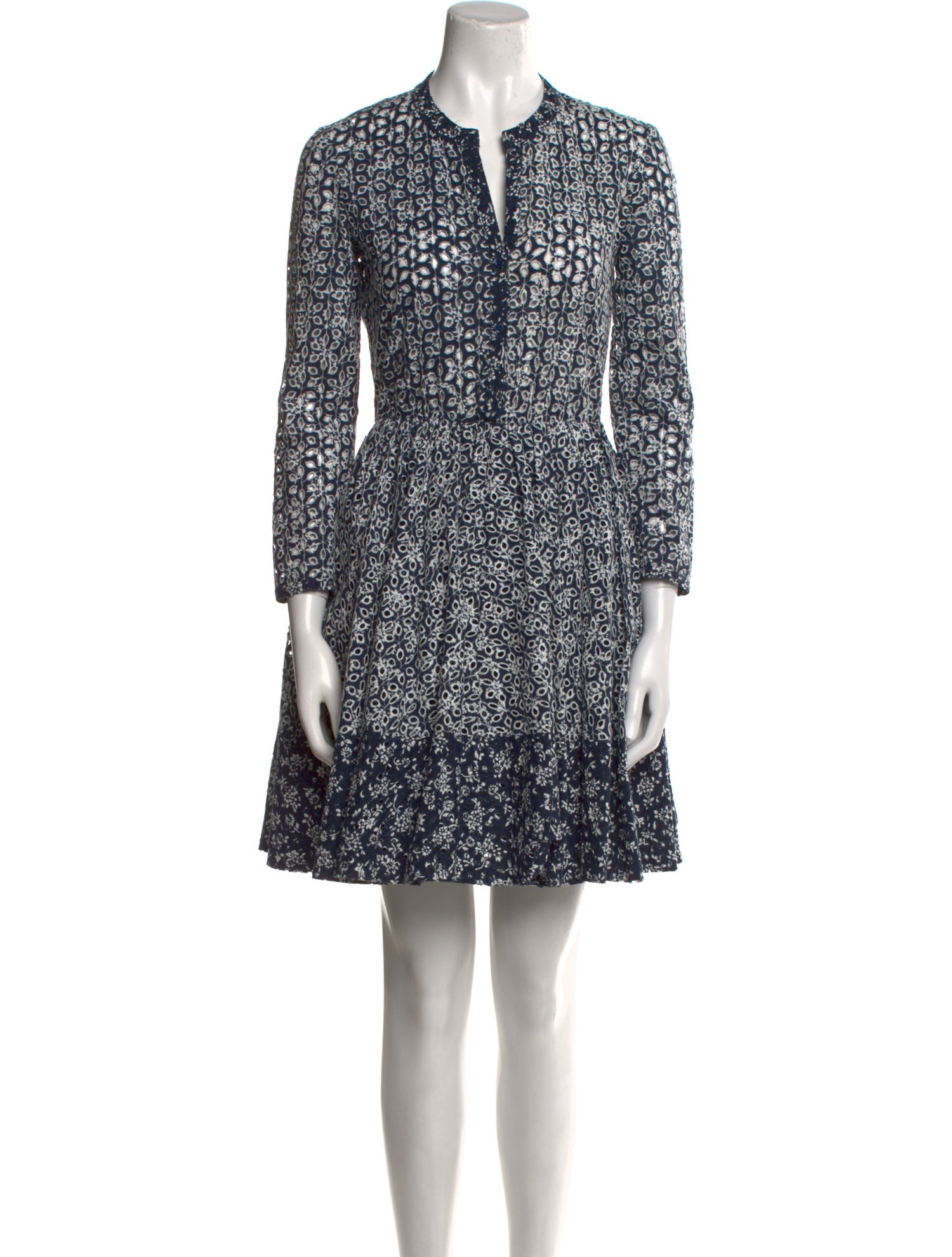 Maje Floral Print Mini Dress