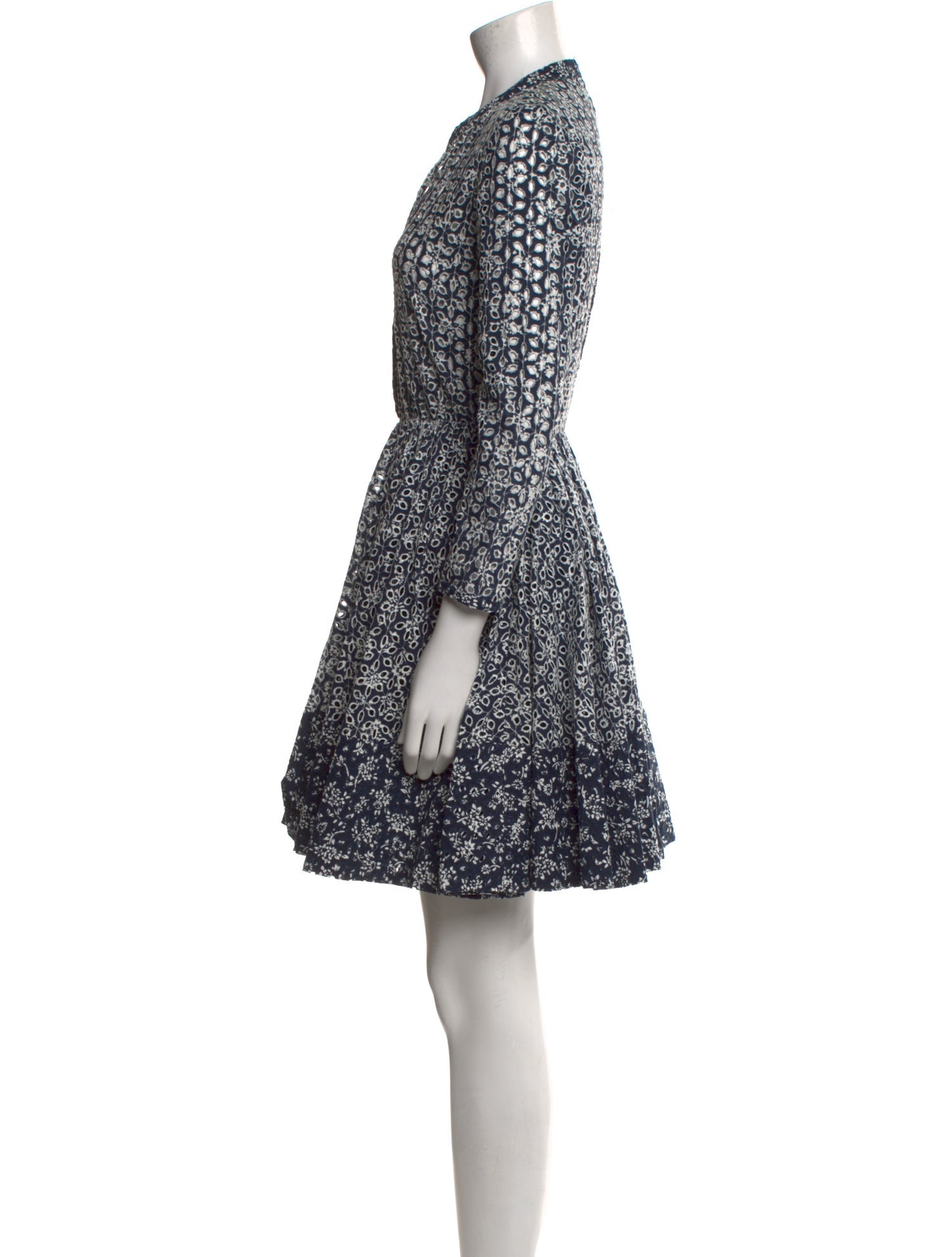 Maje Floral Print Mini Dress