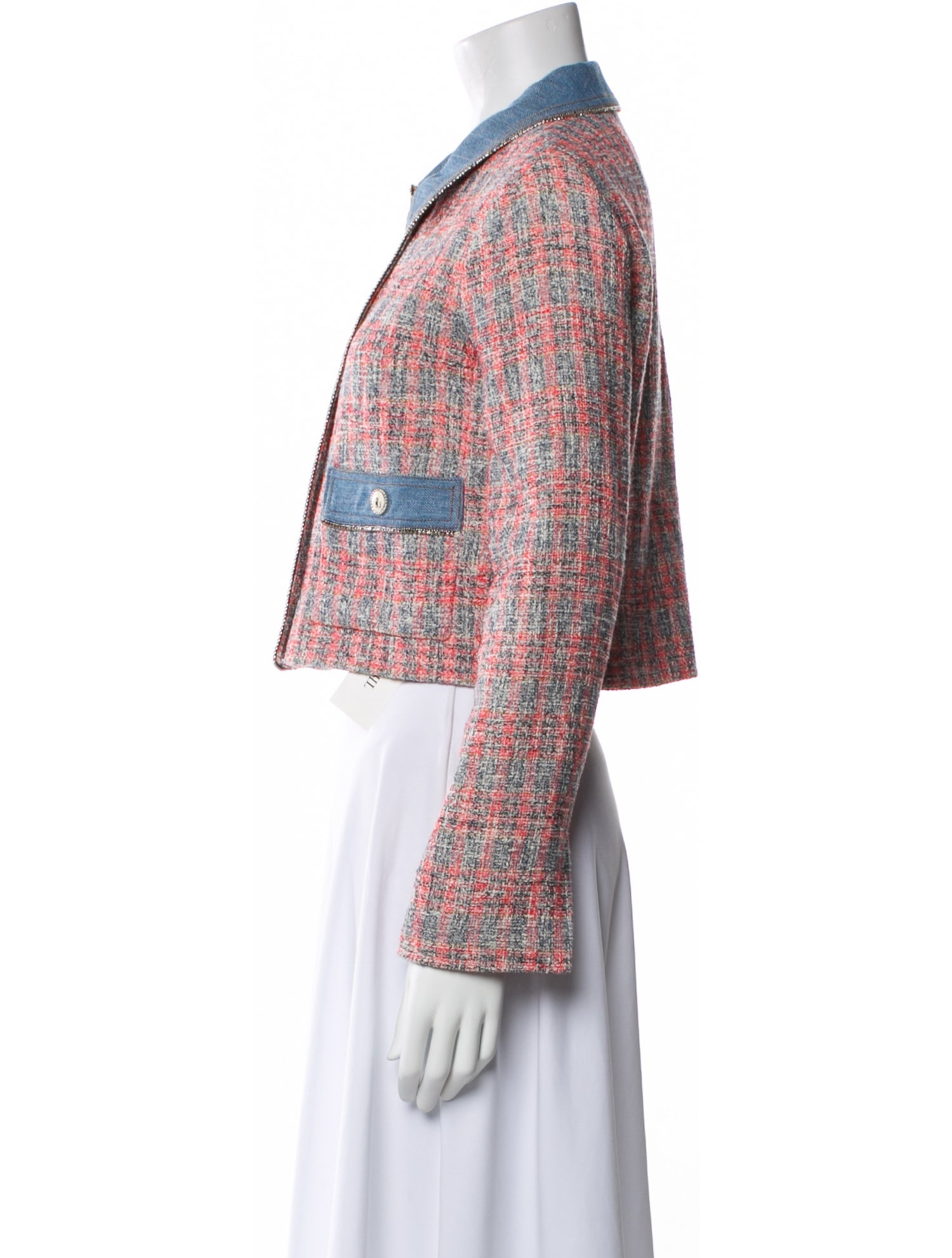 Maje Tweed Pattern Evening Jacket