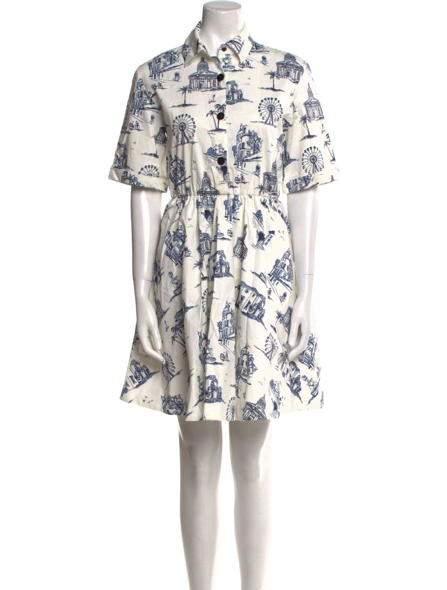 Maje Floral Print Mini Dress