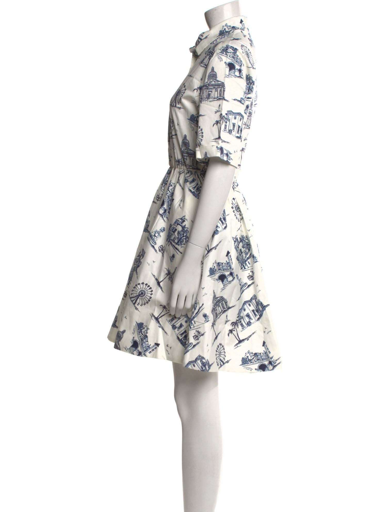 Maje Floral Print Mini Dress