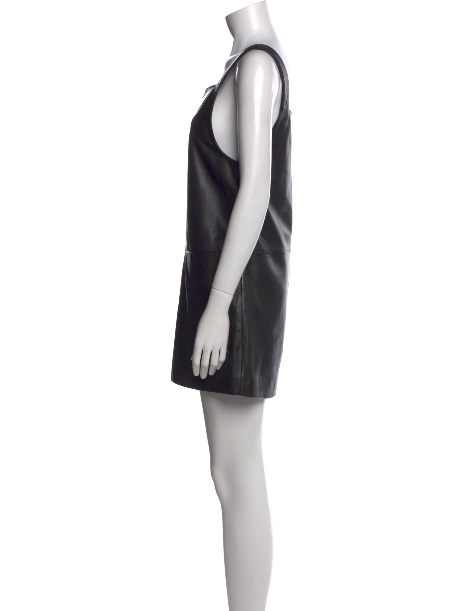 Maje Leather Mini Dress