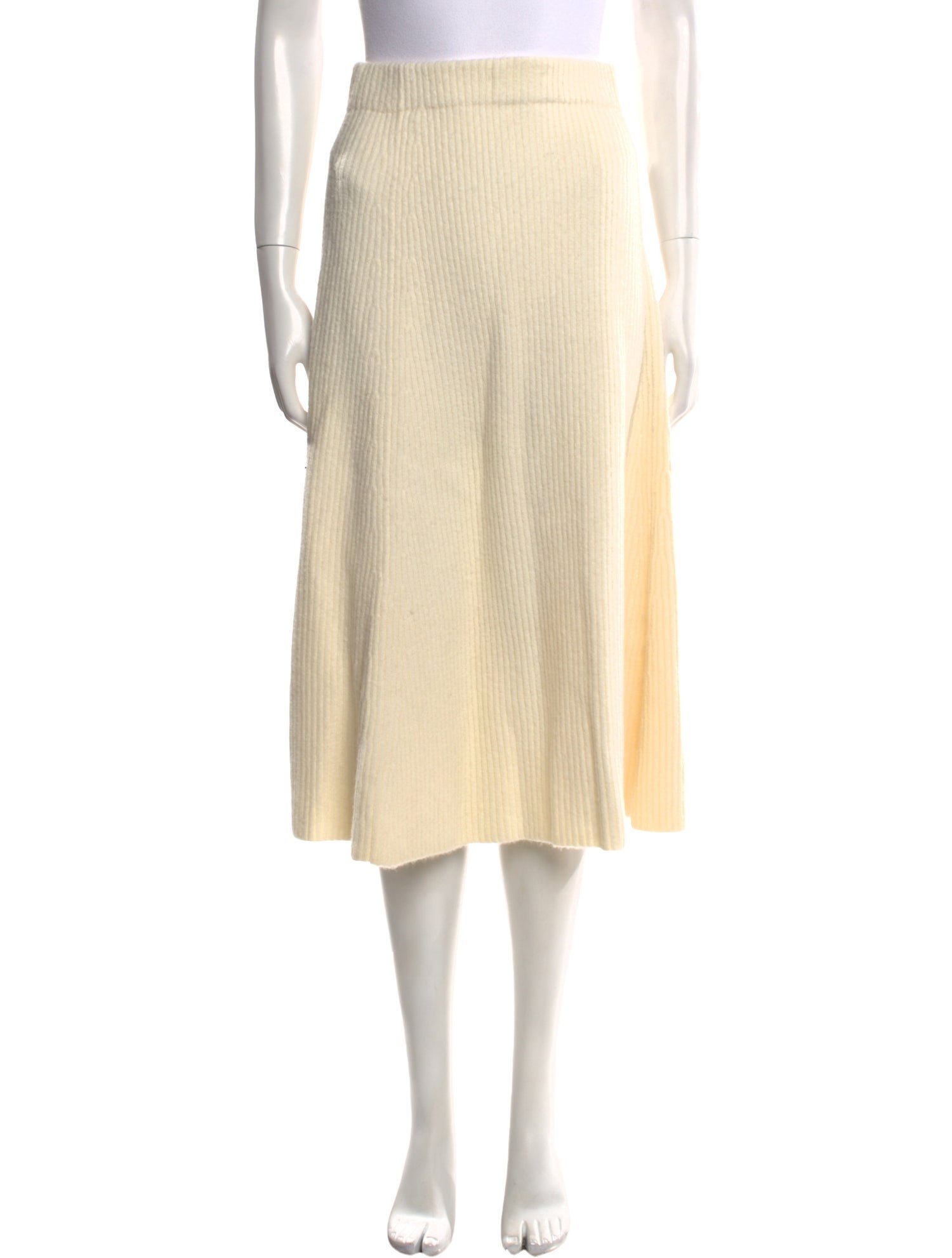 Maje Pleated Accents Knee-Length Skirt w/ Tags