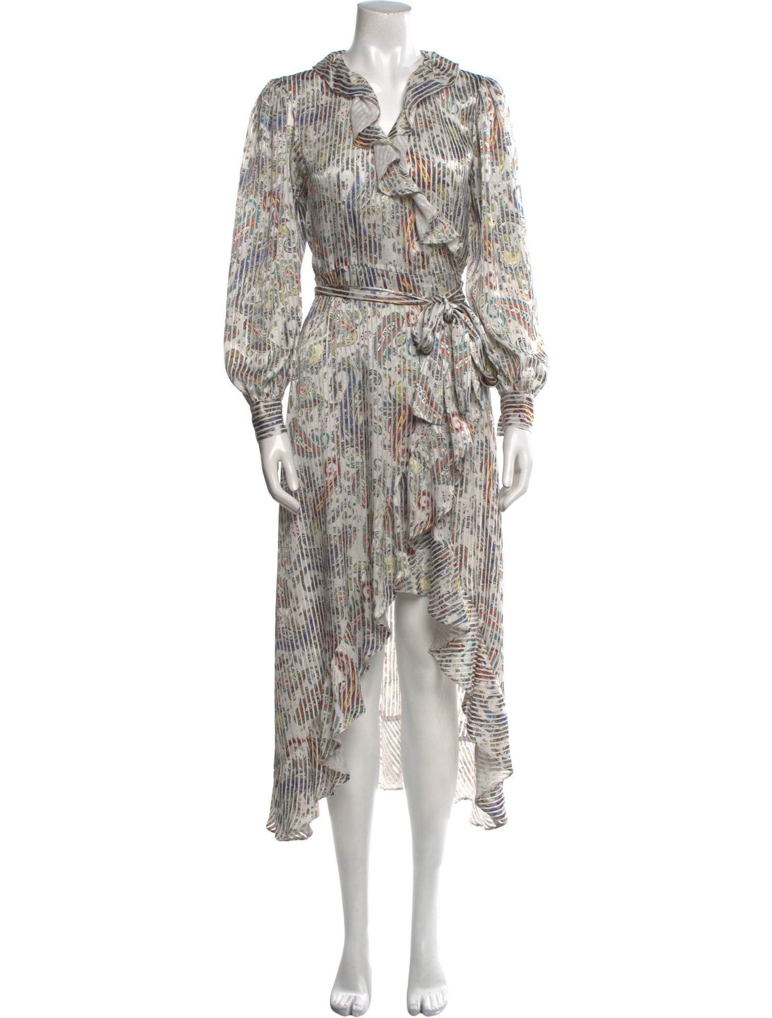 Maje Printed Long Dress w/ Tags