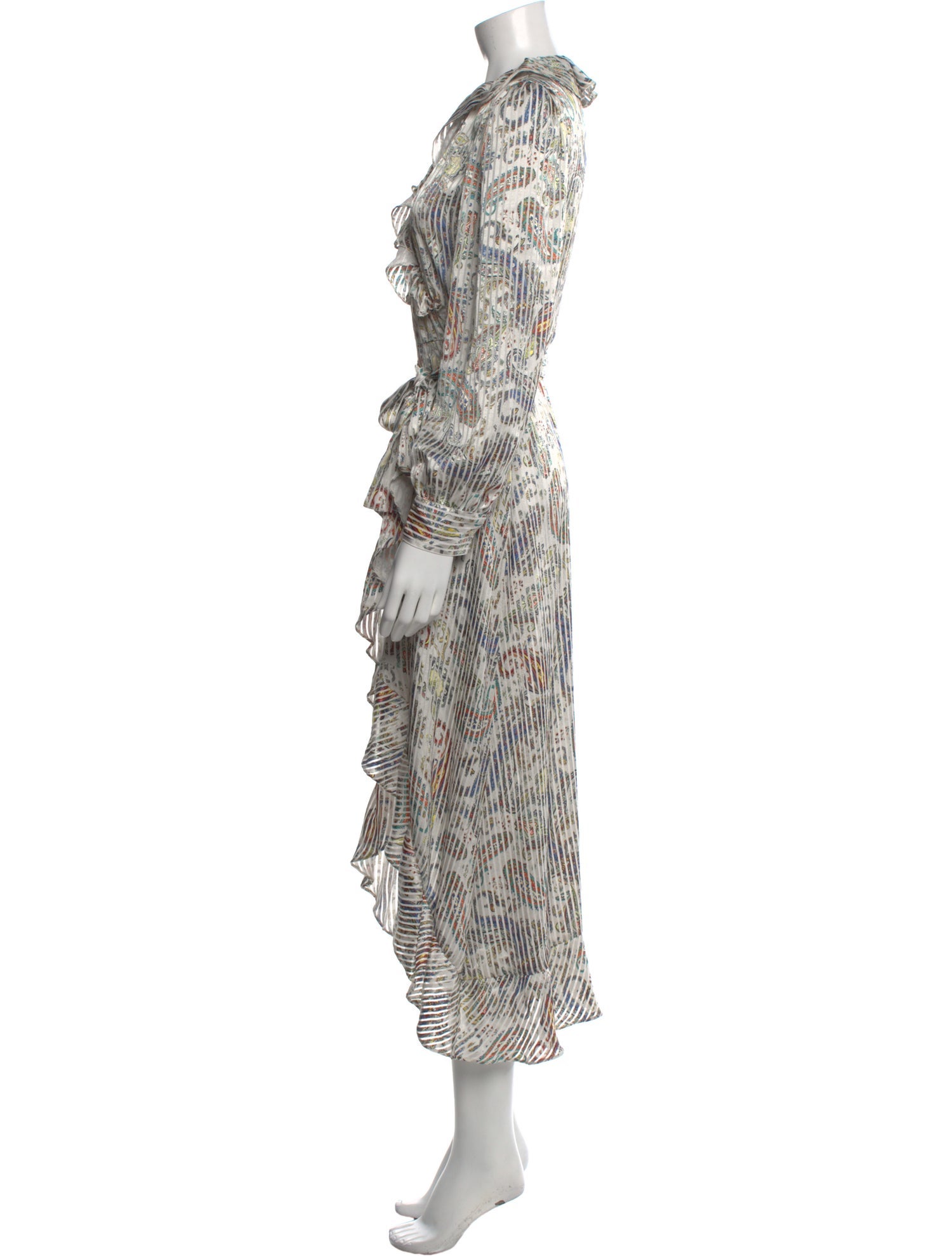 Maje Printed Long Dress w/ Tags