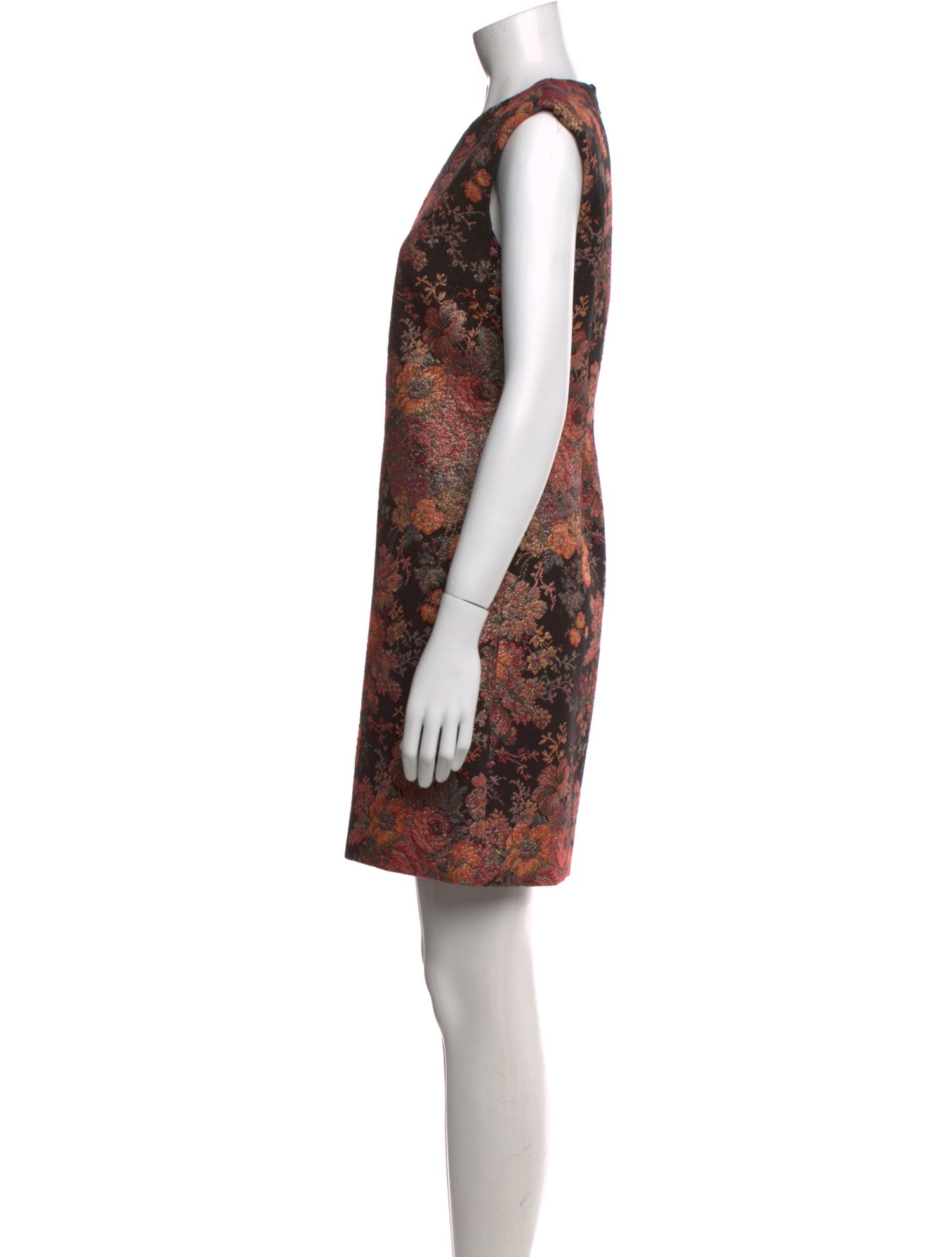 Maje Floral Print Mini Dress