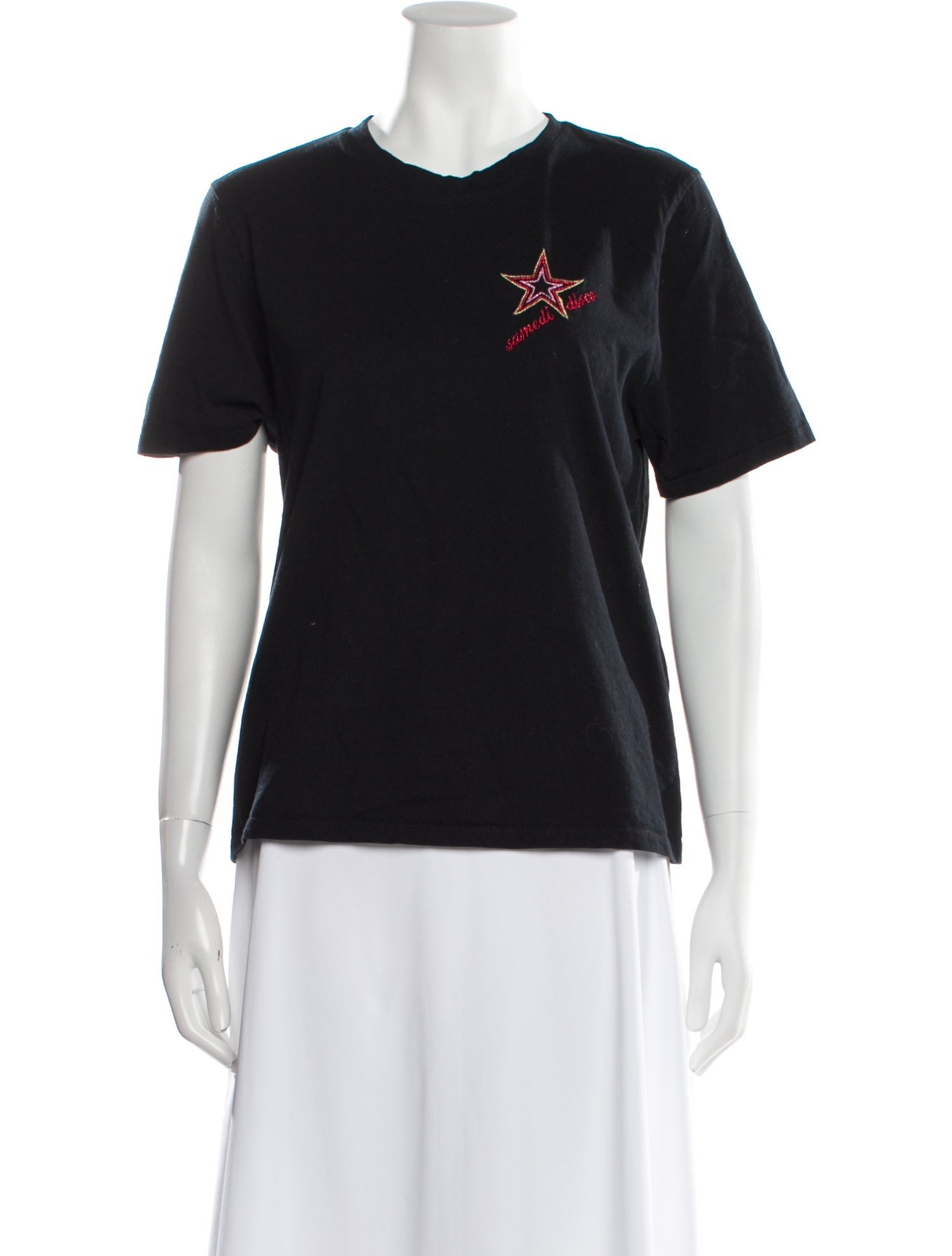 Maje Graphic Print Crew Neck T-Shirt