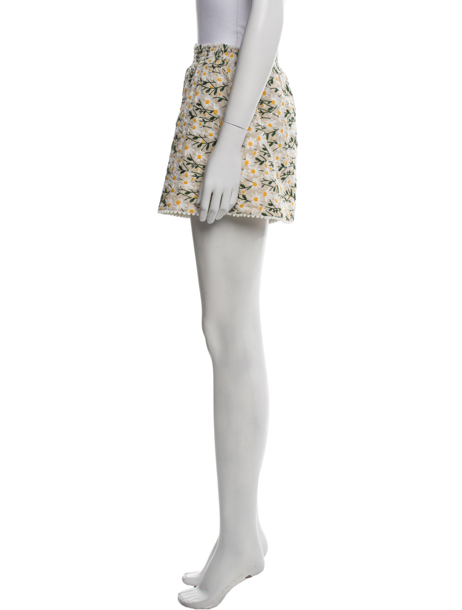 Maje Printed Mini Shorts