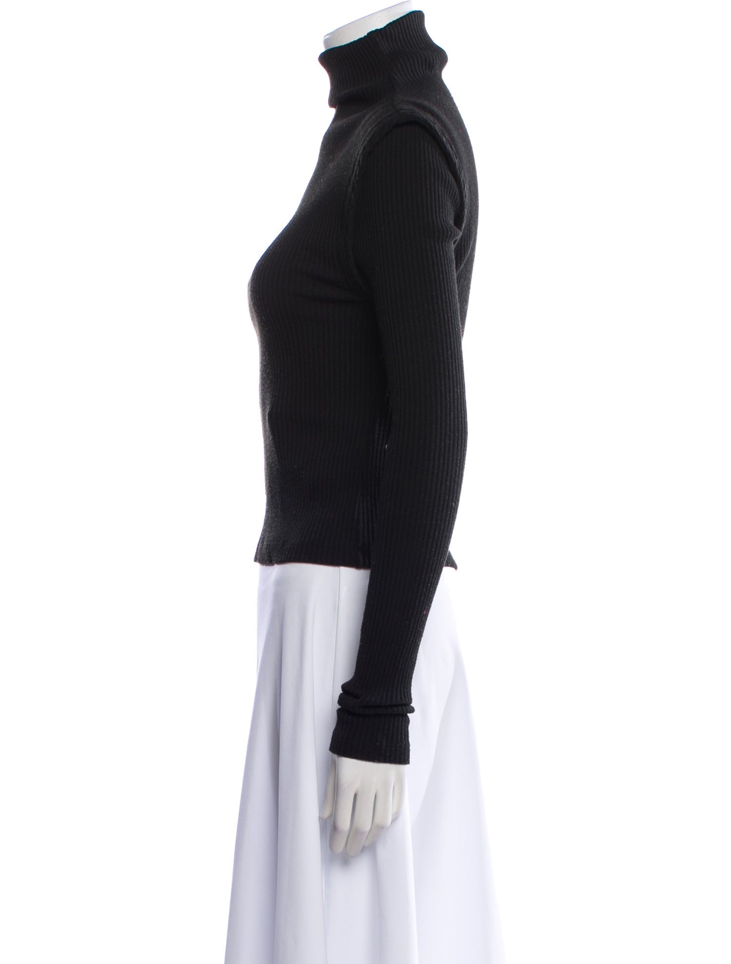 Maje Turtleneck Long Sleeve Top