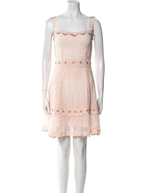 Maje Square Neckline Mini Dress