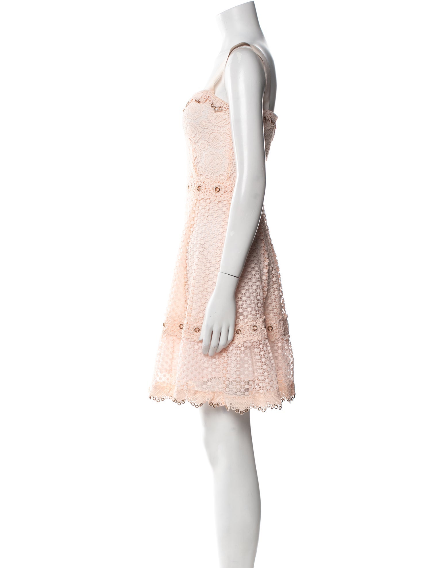 Maje Square Neckline Mini Dress