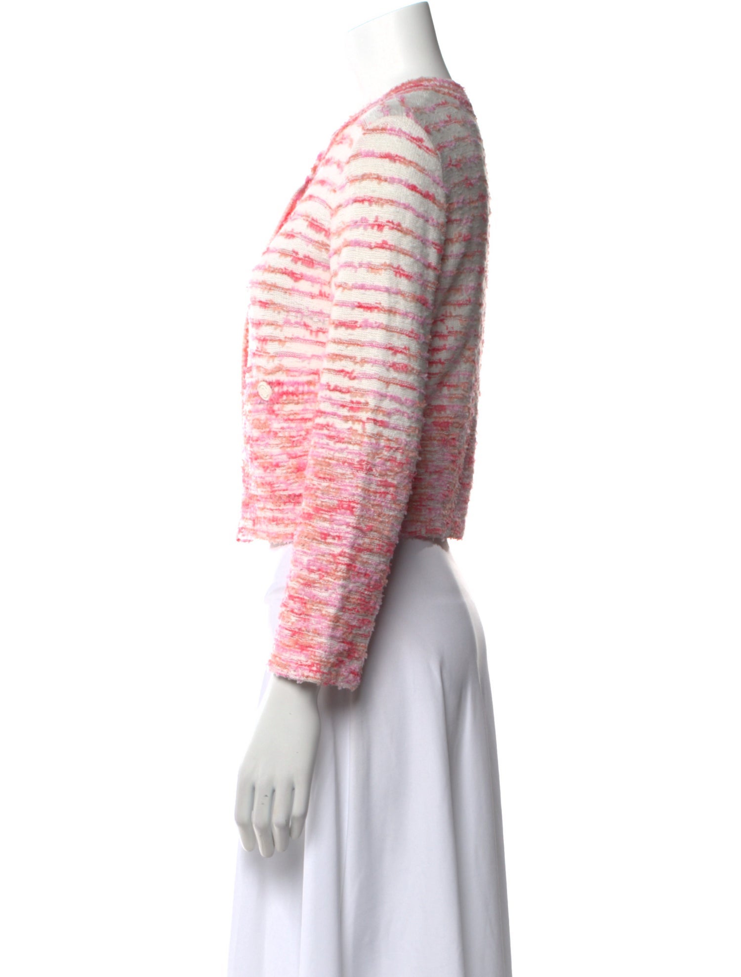 Maje Striped Crew Neck Sweater