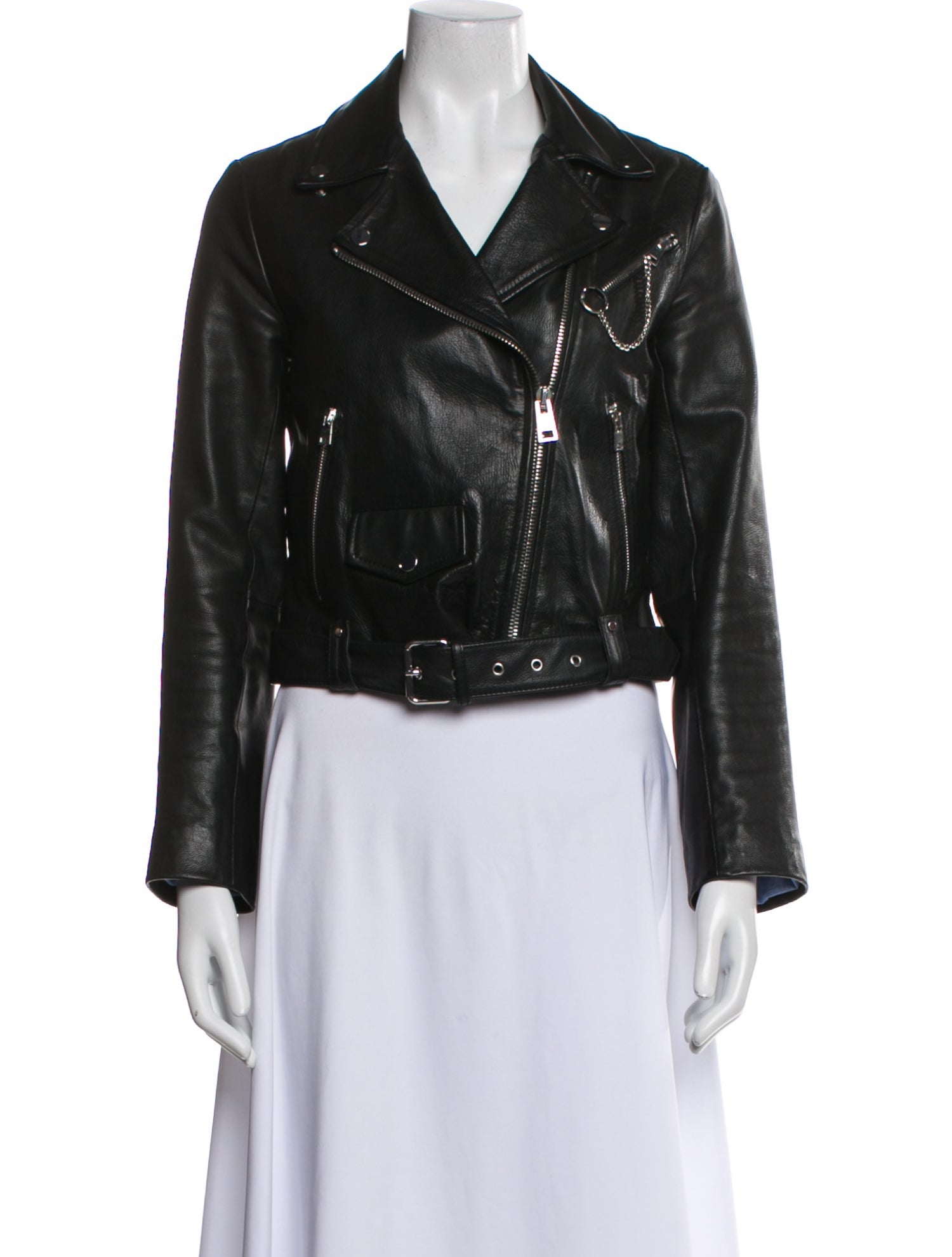 Maje Leather Biker Jacket