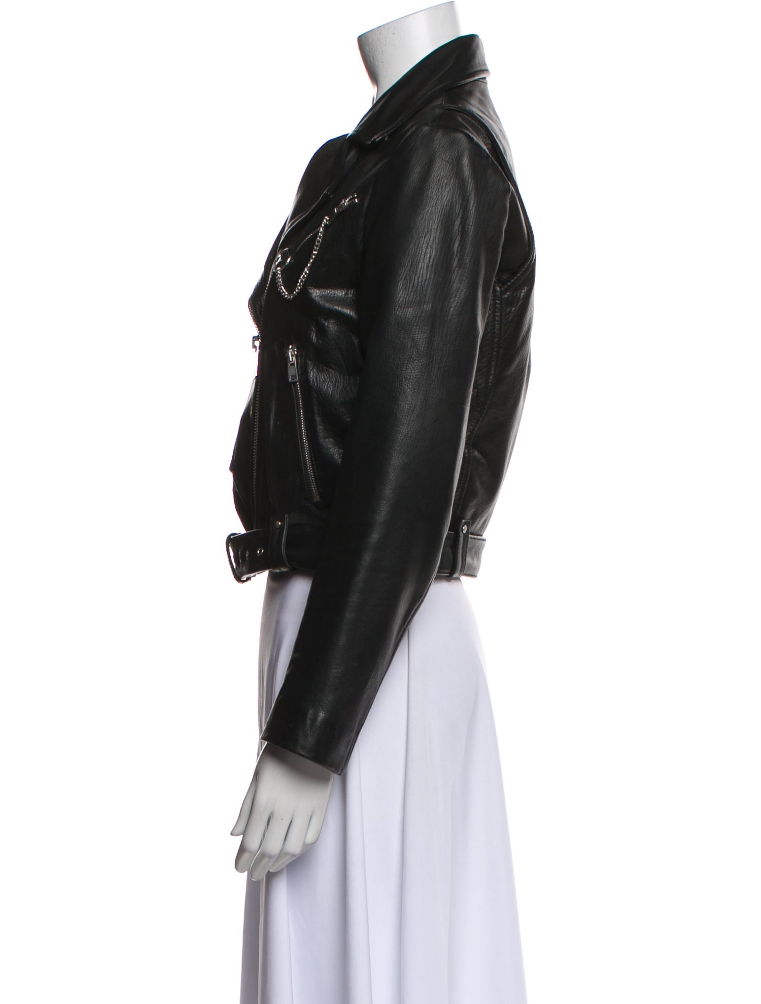 Maje Leather Biker Jacket