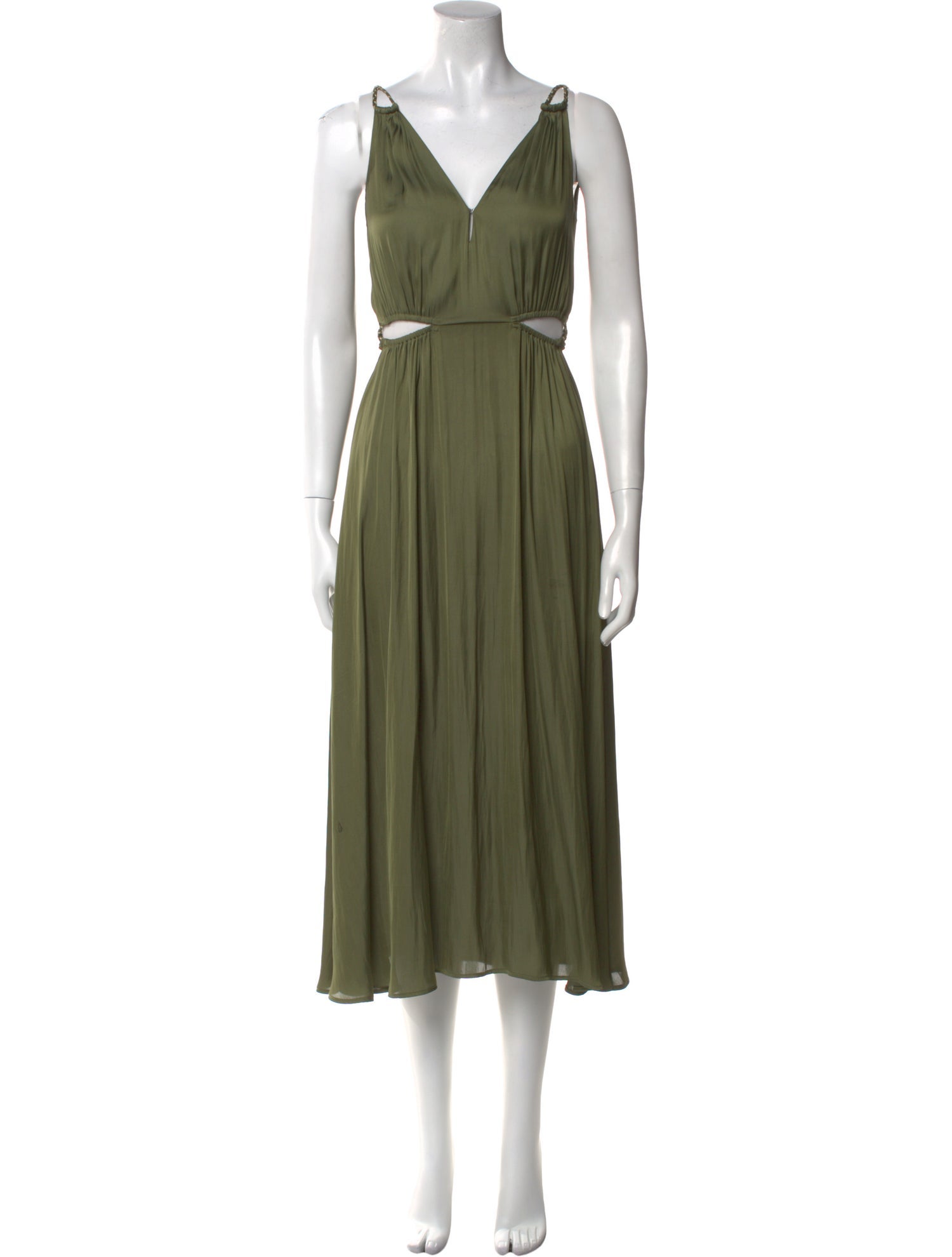 Maje V-Neck Mini Dress