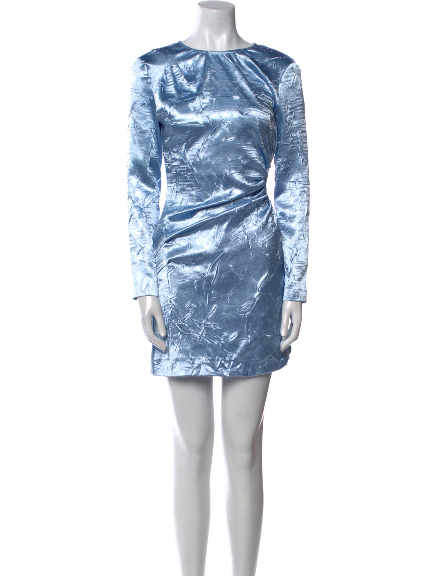 Maje Bateau Neckline Mini Dress