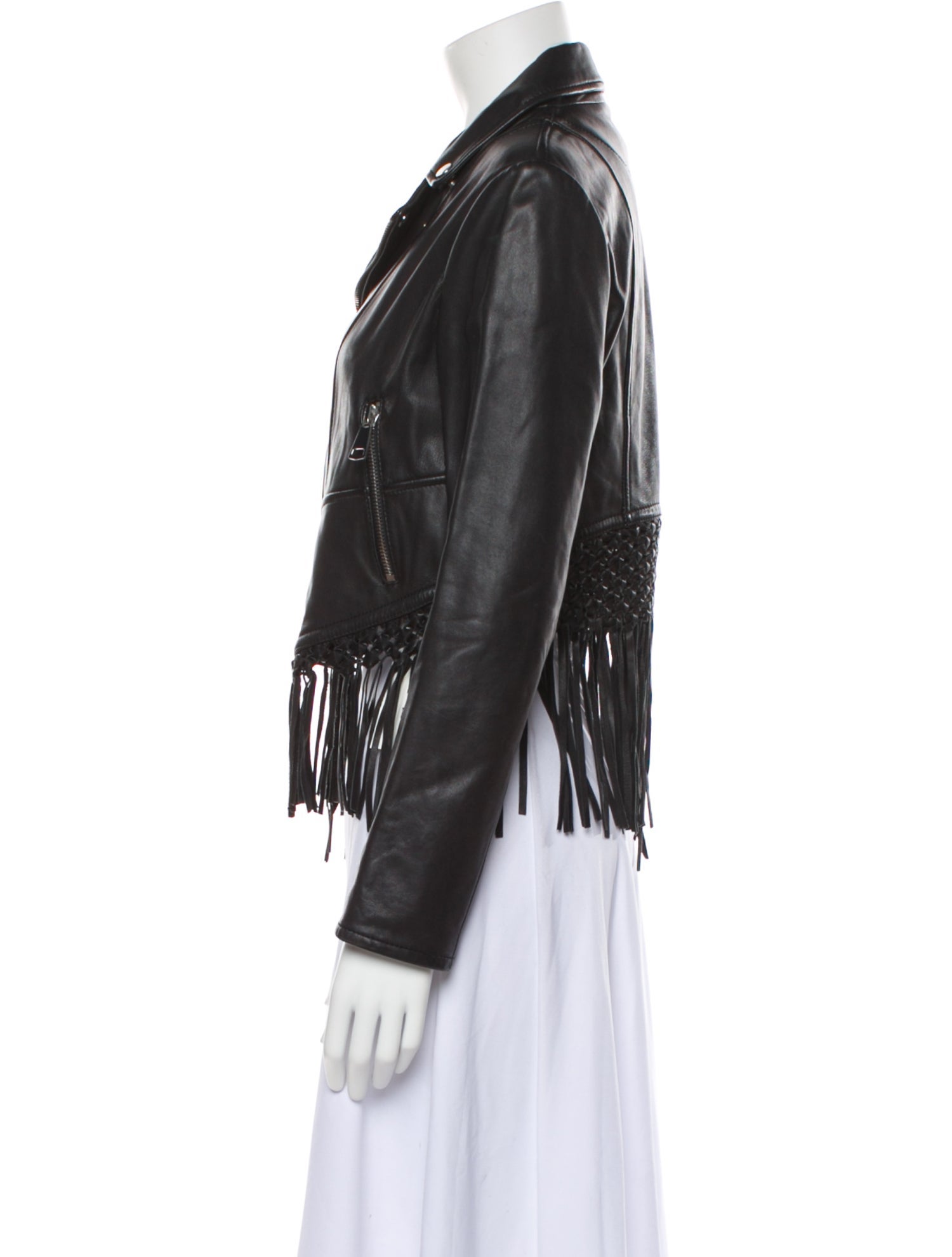 Maje Leather Biker Jacket