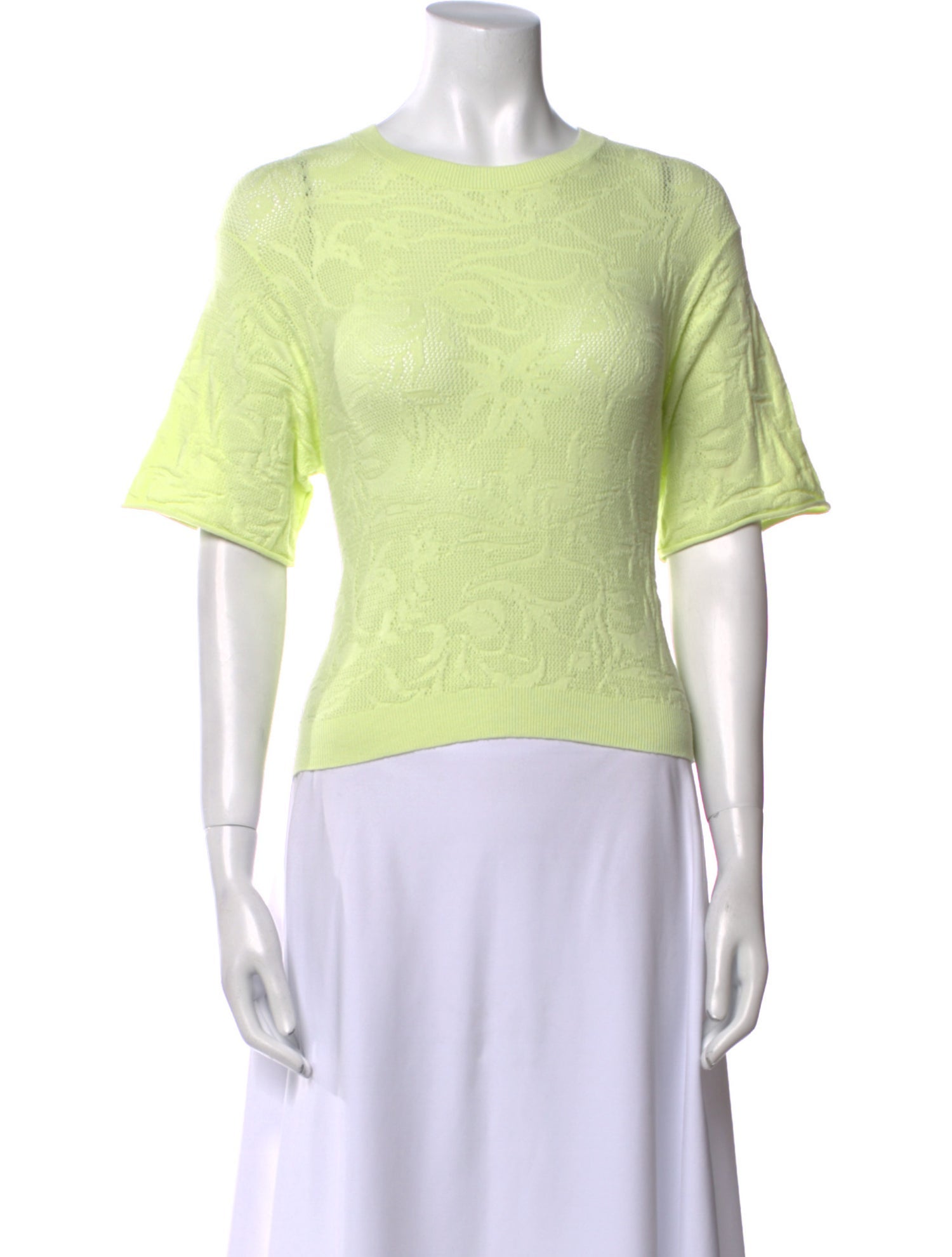 Maje Bateau Neckline Short Sleeve Top