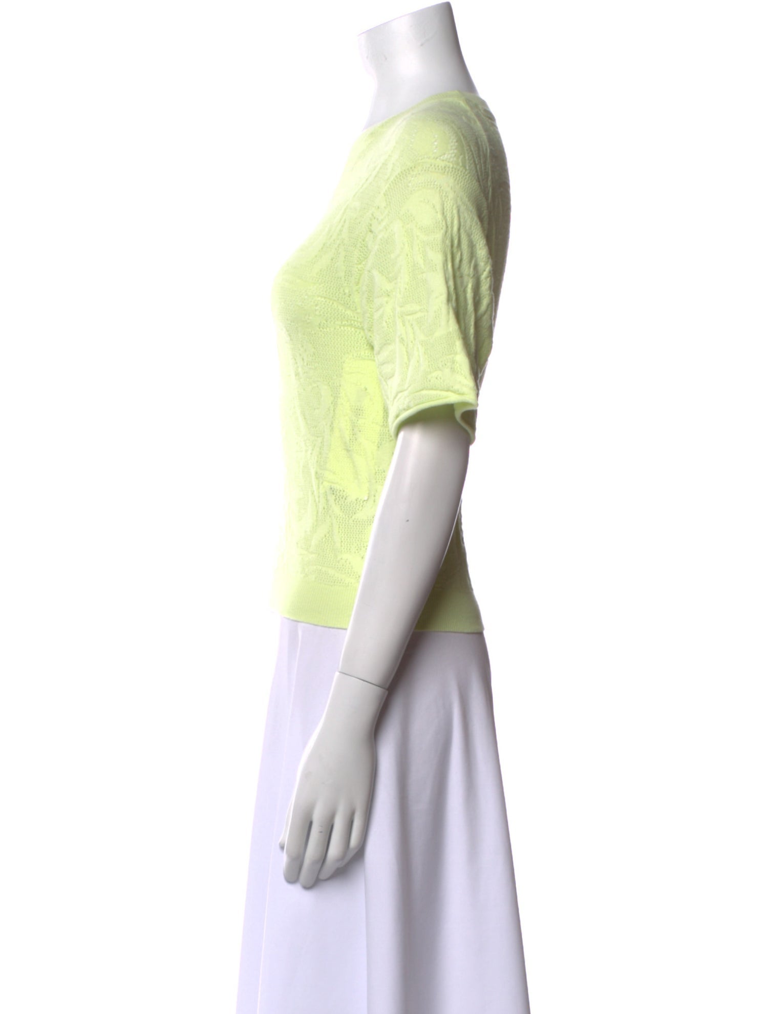 Maje Bateau Neckline Short Sleeve Top