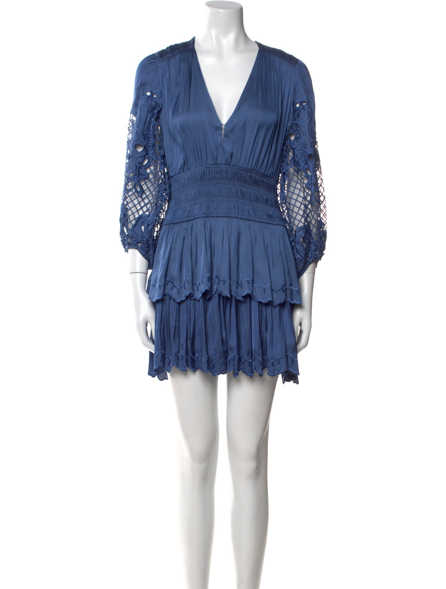 Maje V-Neck Mini Dress