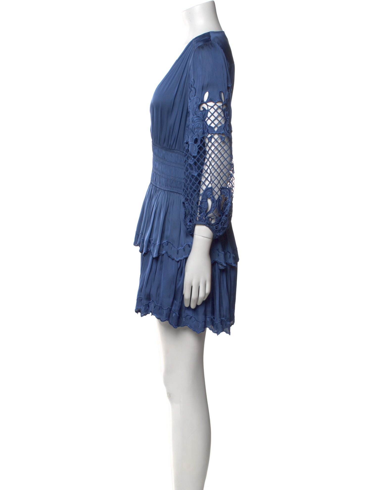 Maje V-Neck Mini Dress