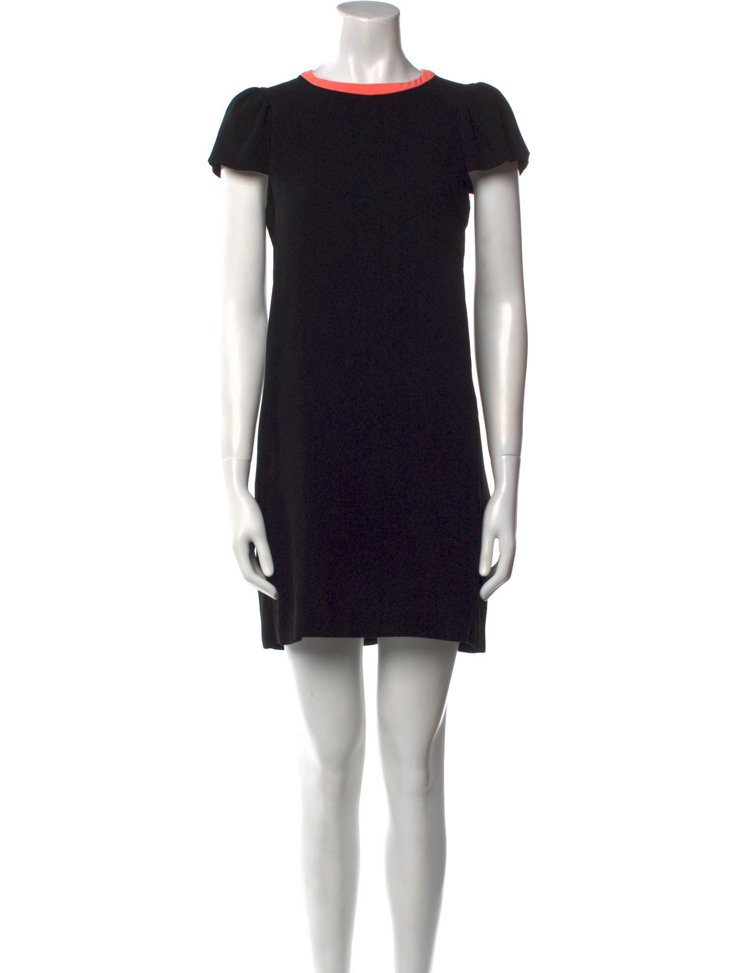 Maje Bateau Neckline Mini Dress