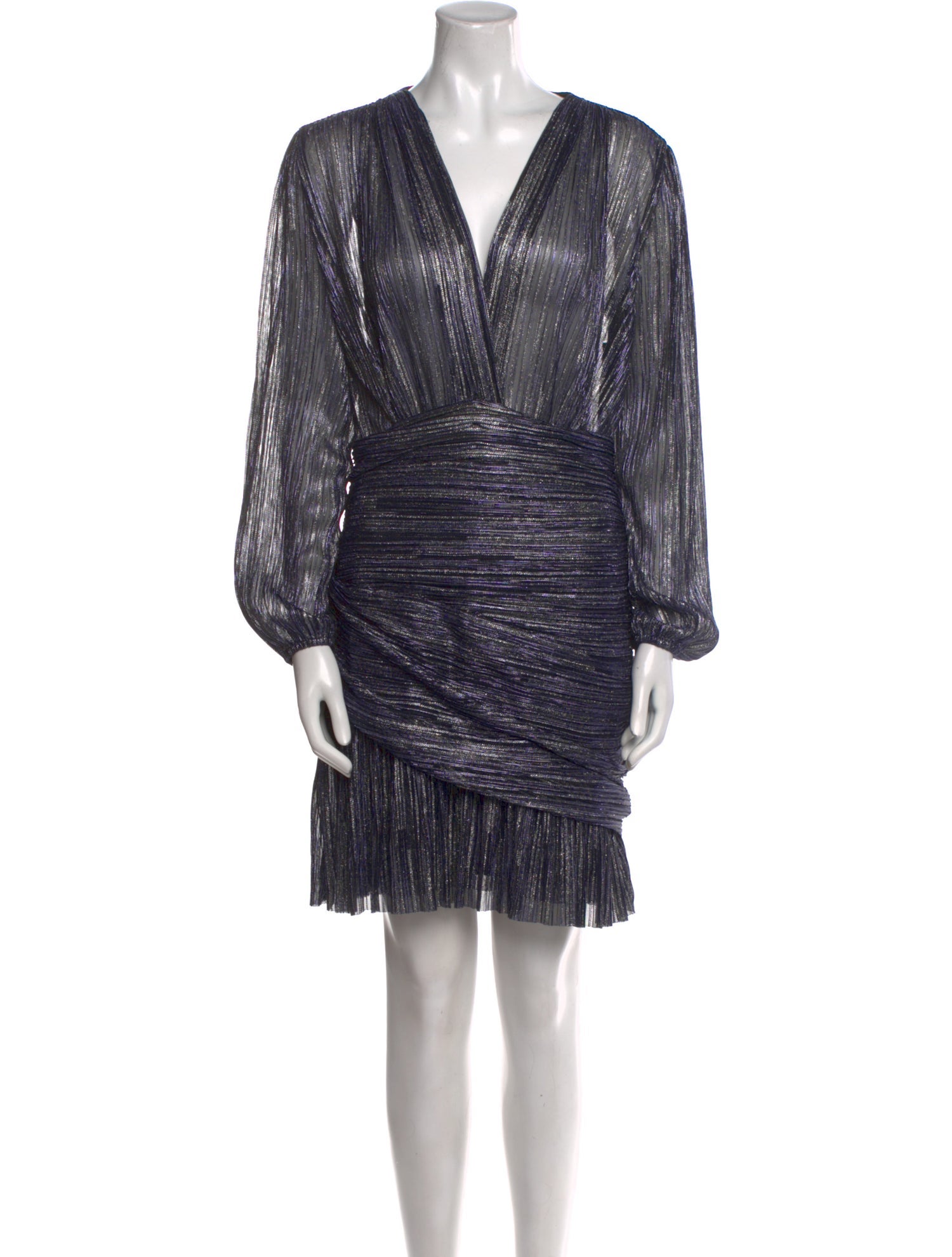 Maje Striped Mini Dress