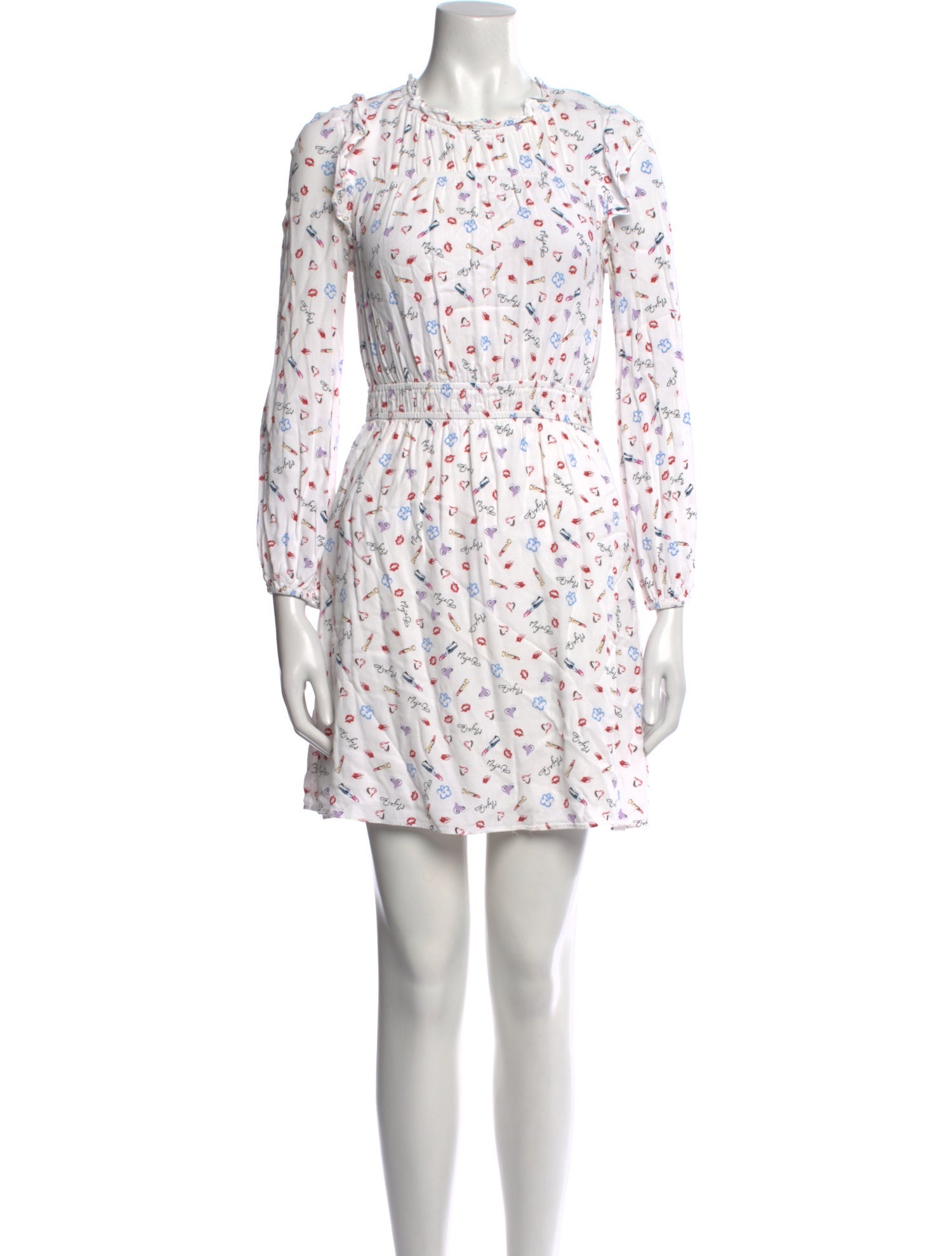 Maje Floral Print Mini Dress