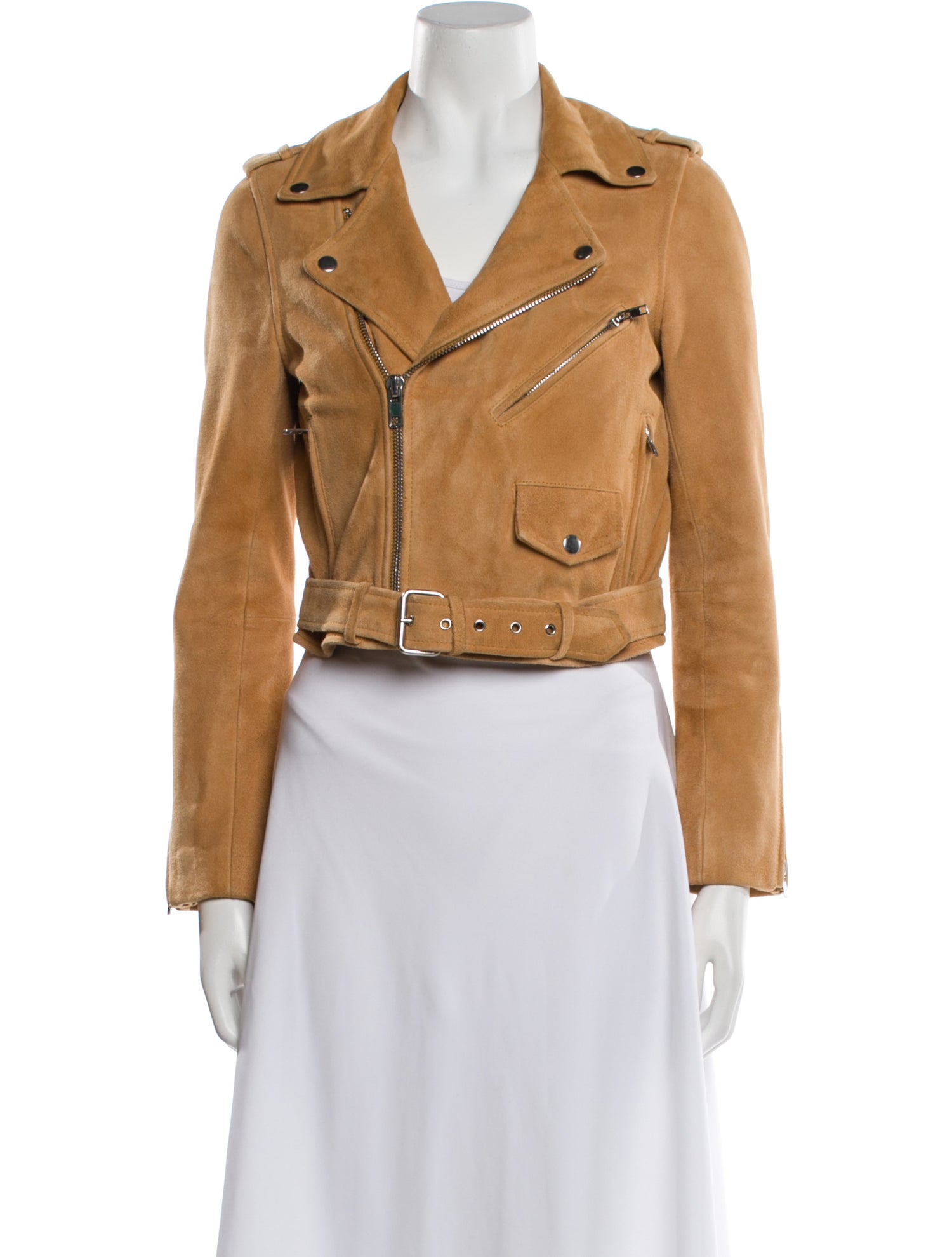 Maje Leather Biker Jacket